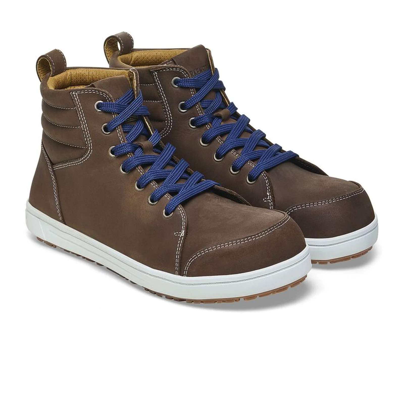 Birkenstock QS700 High Top Steel Toe Safety Shoe (Men) - Brown Nubuck - Image 4