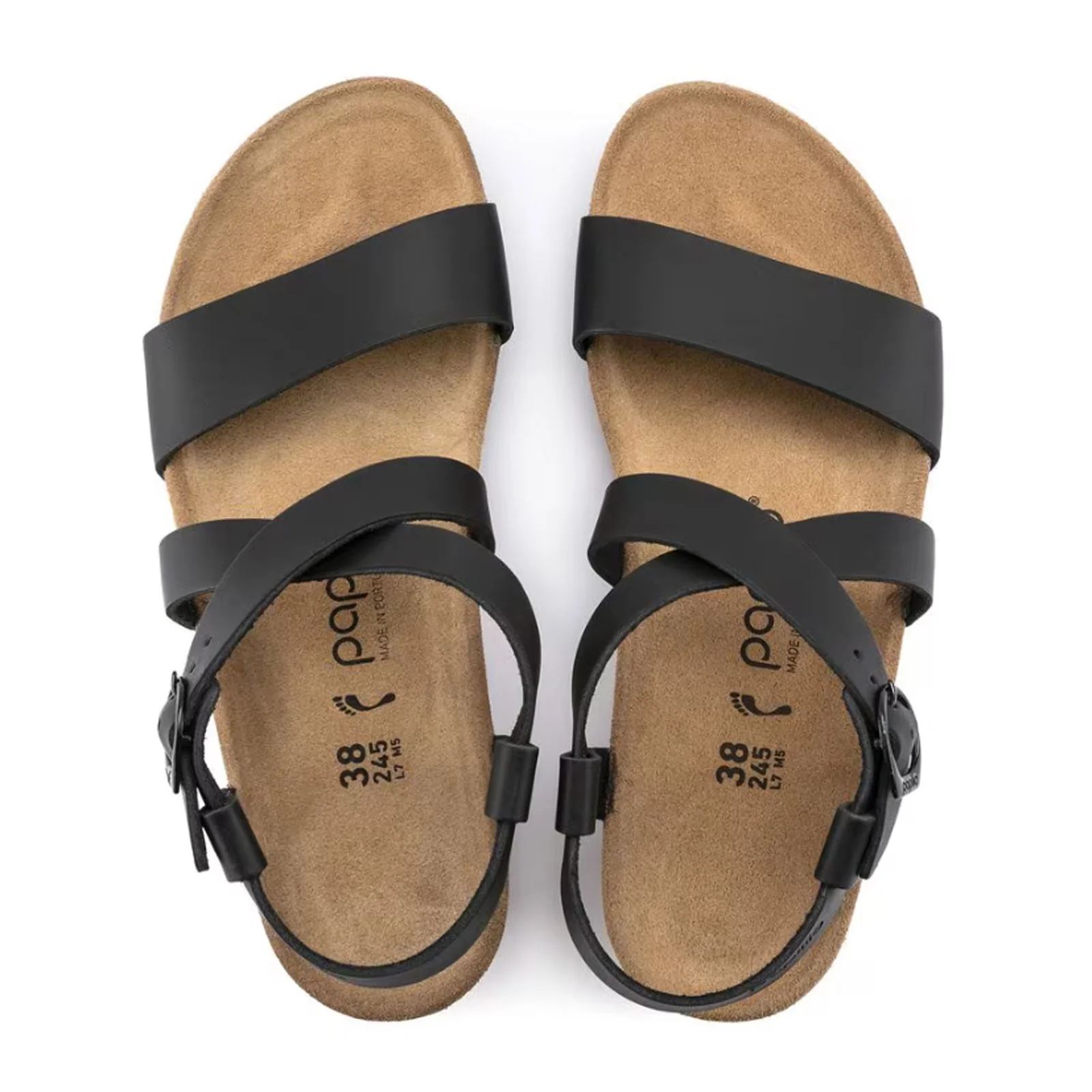 Birkenstock Sibyl Ring-Buckle Narrow Wedge Sandal (Women) - Black - Image 2