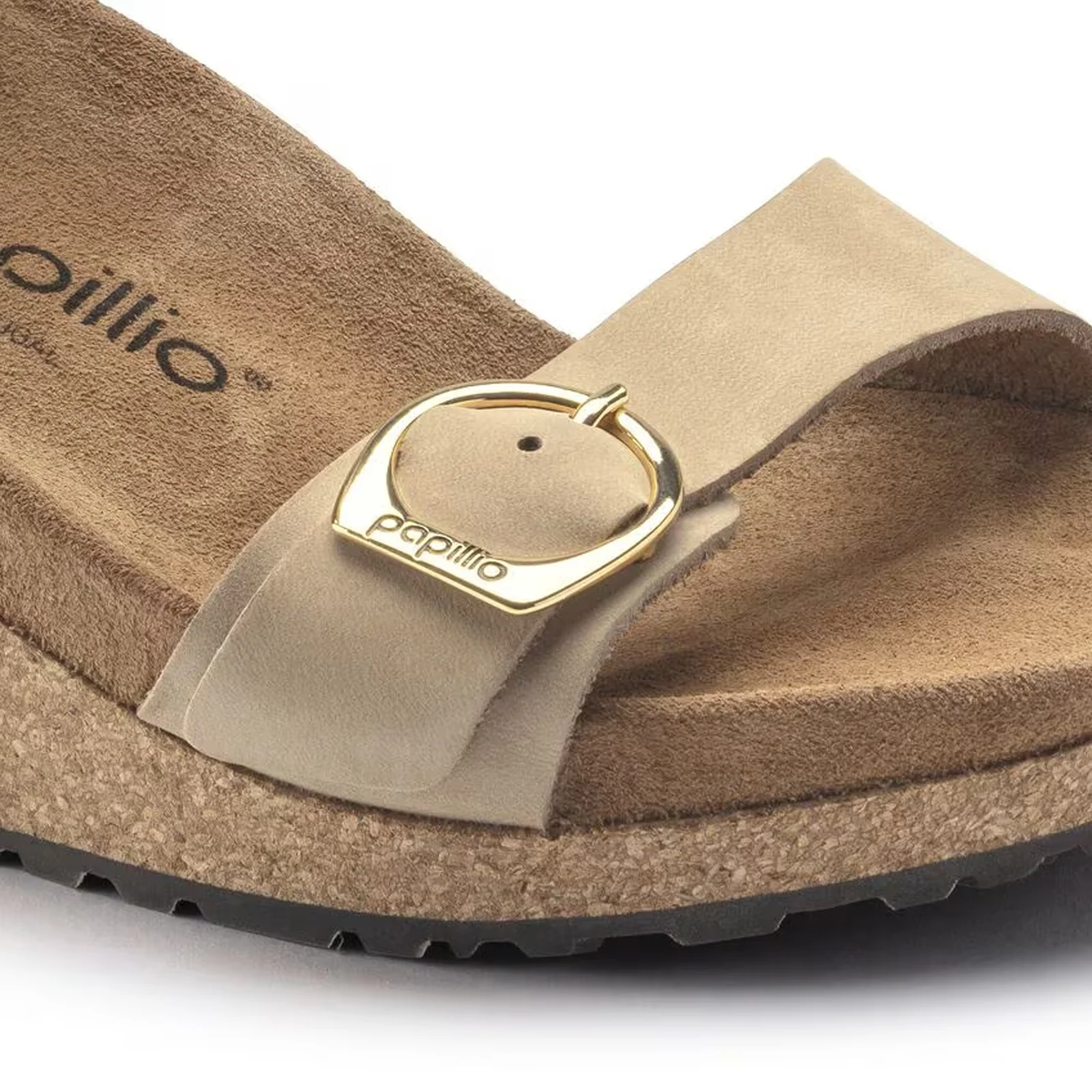 Birkenstock Soley Ring-Buckle Narrow Wedge Sandal (Women) - Sandcastle Leather - Image 5