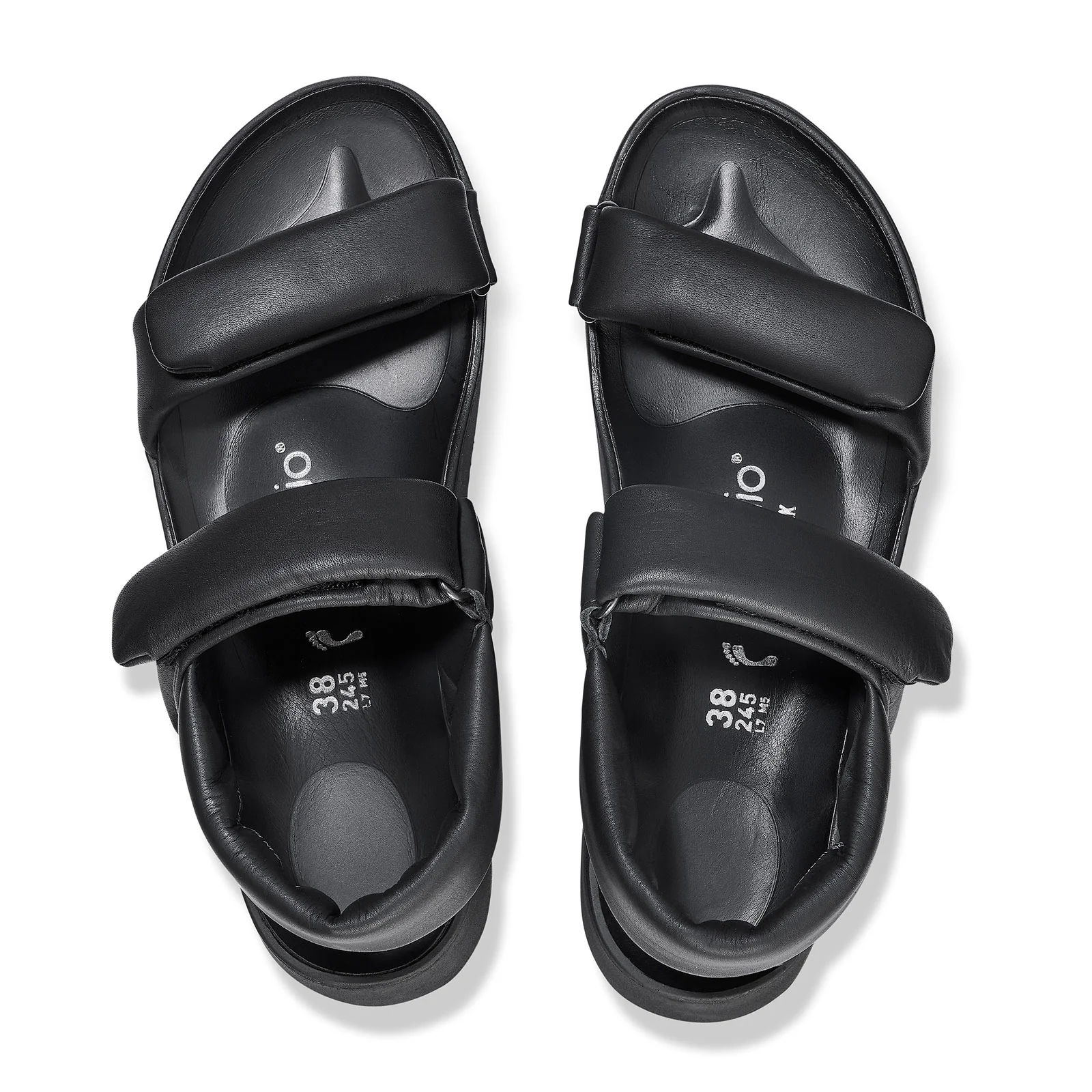 Birkenstock Theda Narrow Backstrap Sandal (Women) - Black Leather - Image 2