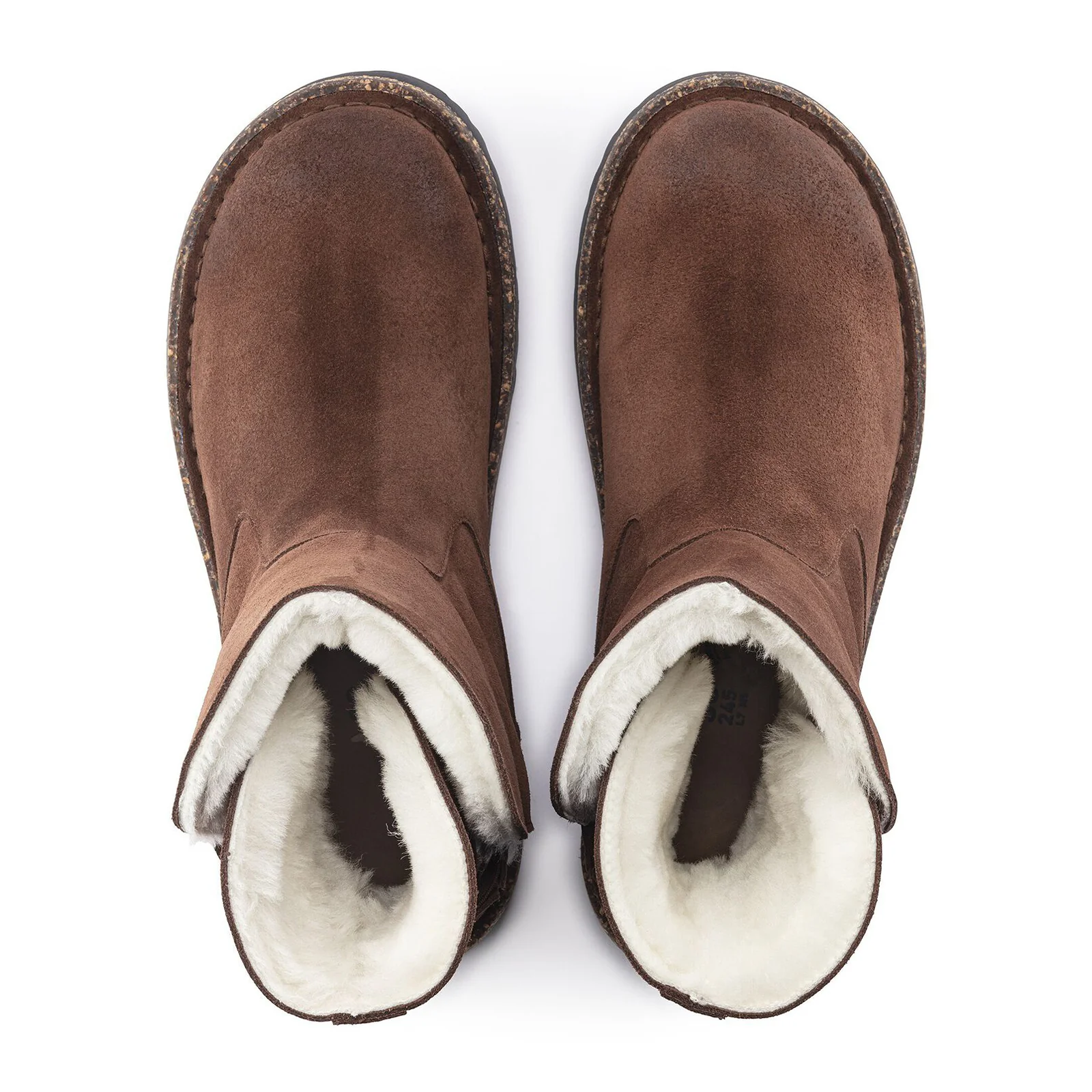 Birkenstock Uppsala Boot (Women) - Espresso Suede/Natural Shearling - Image 3