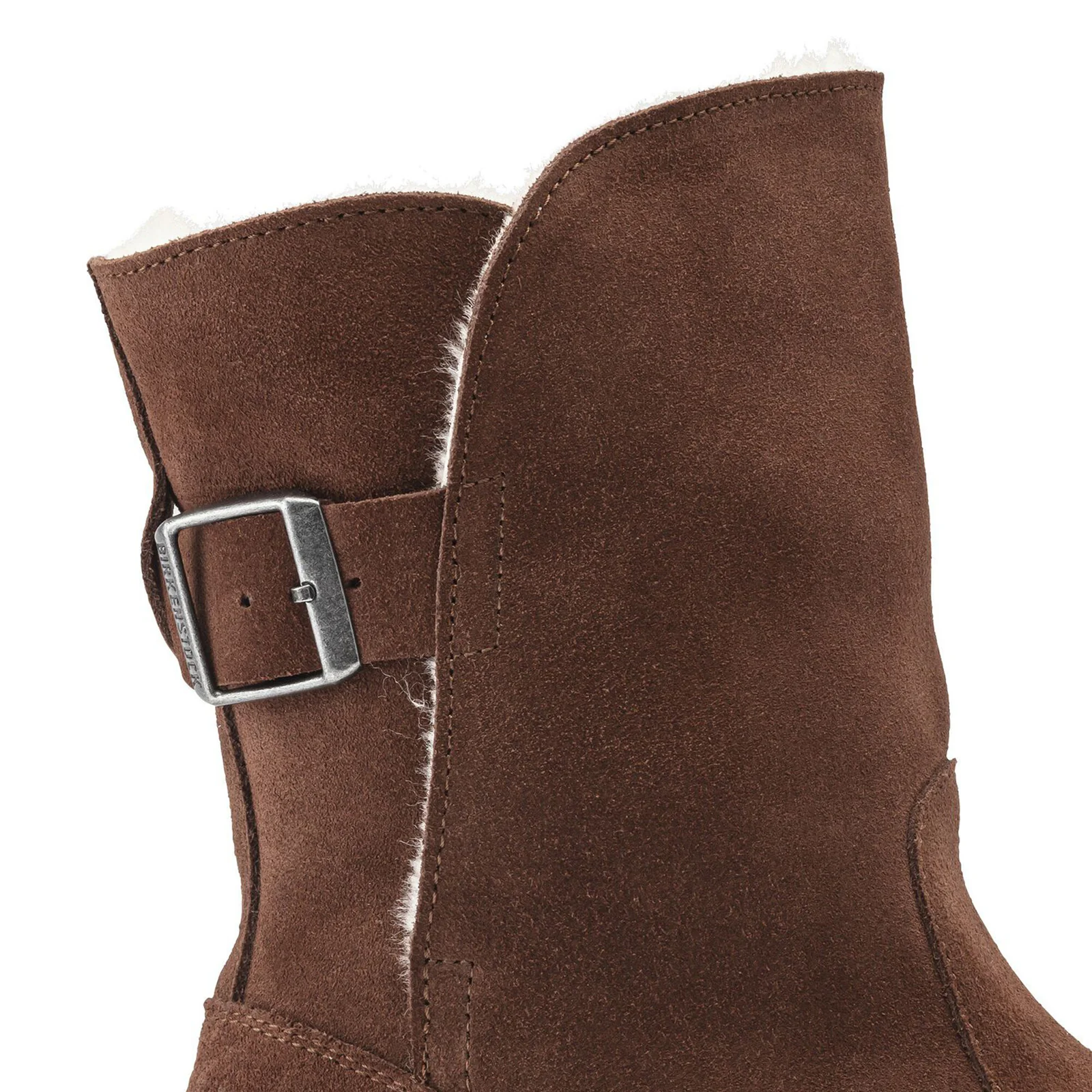 Birkenstock Uppsala Boot (Women) - Espresso Suede/Natural Shearling - Image 5
