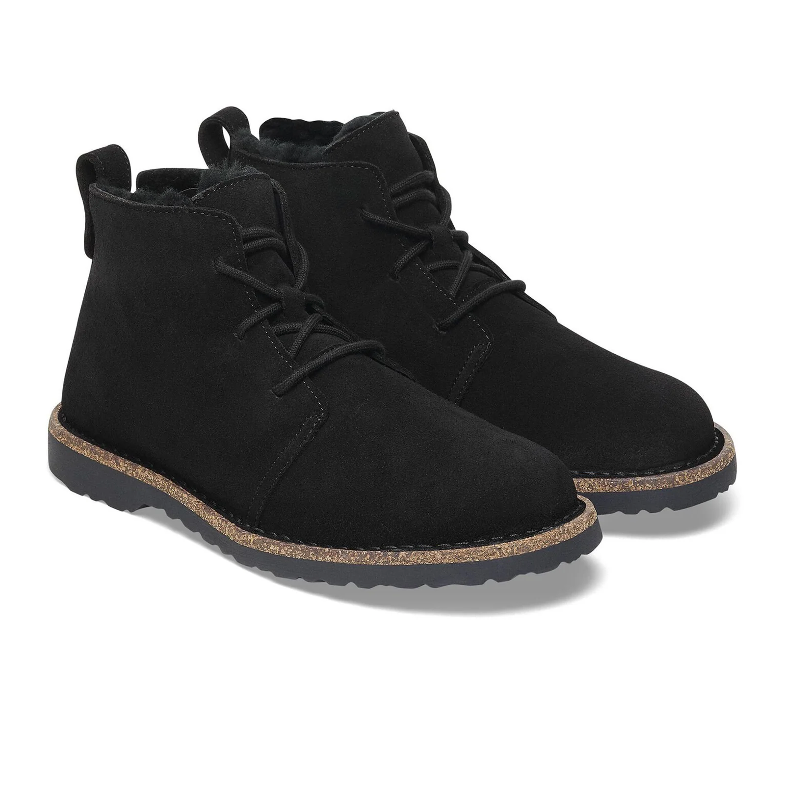 Birkenstock Uppsala Lace Up Mid Boot (Men) - Black Suede - Image 3