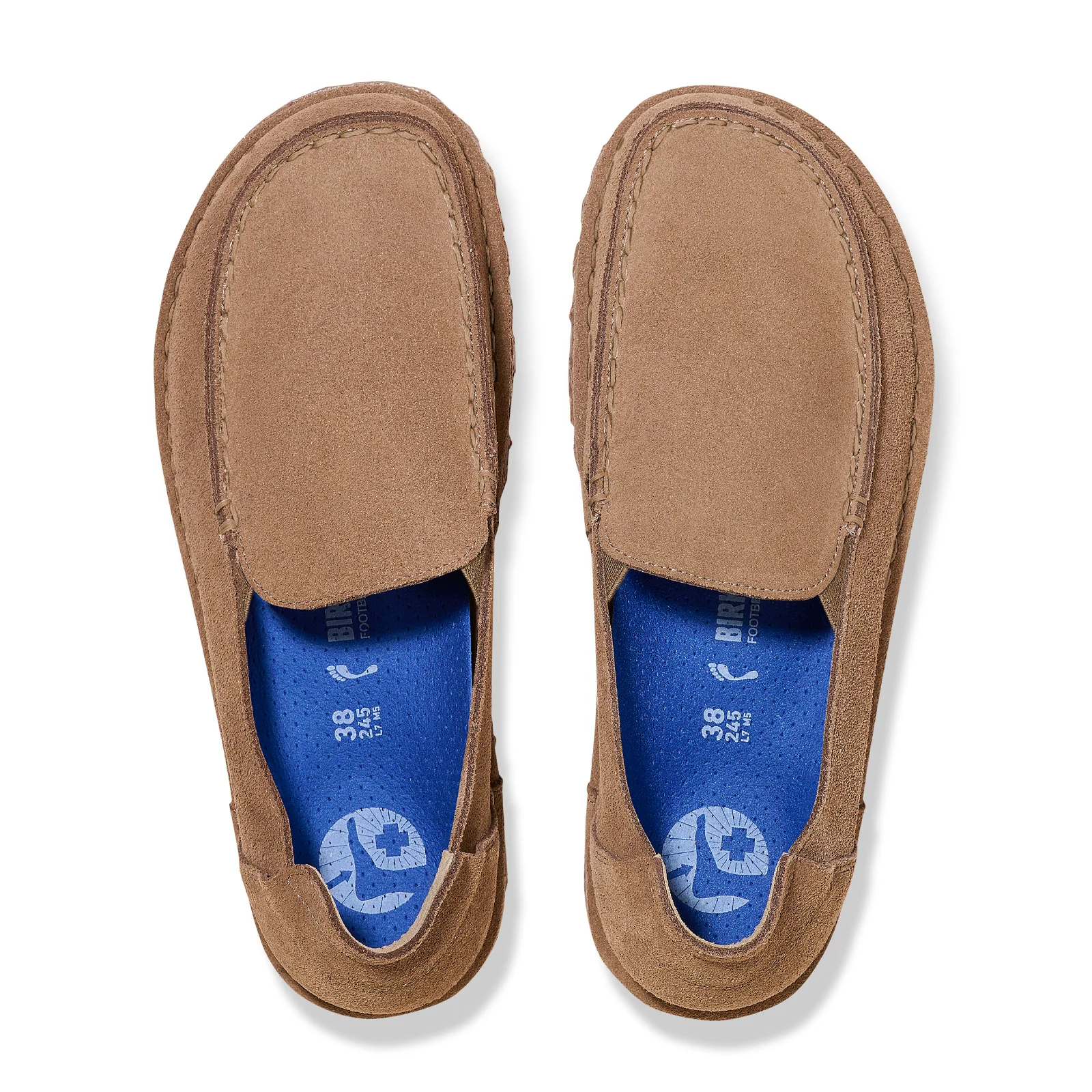 Birkenstock Utti Narrow Slip On (Women) - Taupe Suede - Image 2