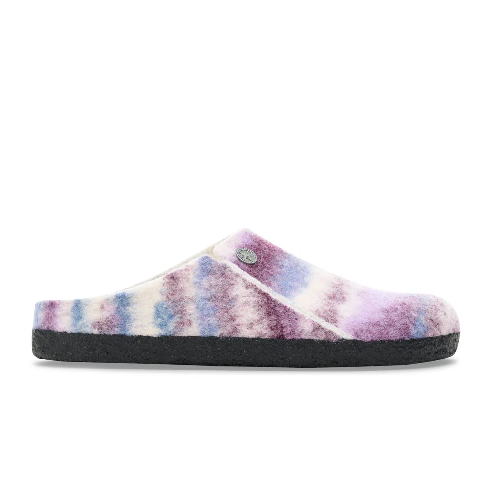 Birkenstock Zermatt Narrow Slipper (Women) - Mauve Multi Wool/Natural Shearling - Image 5