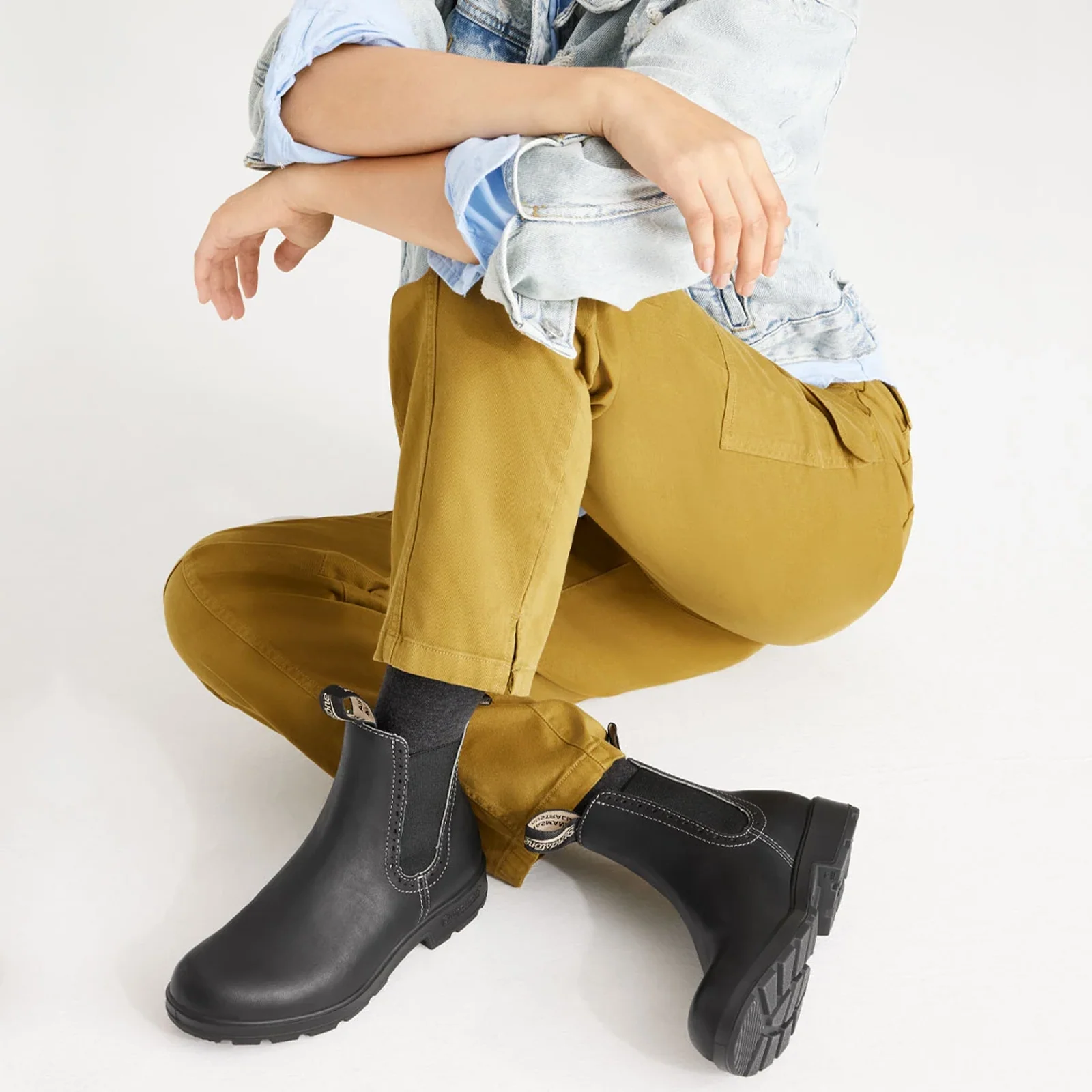 Blundstone 1448 High Top Chelsea Boot (Women) - Voltan Black - Image 4