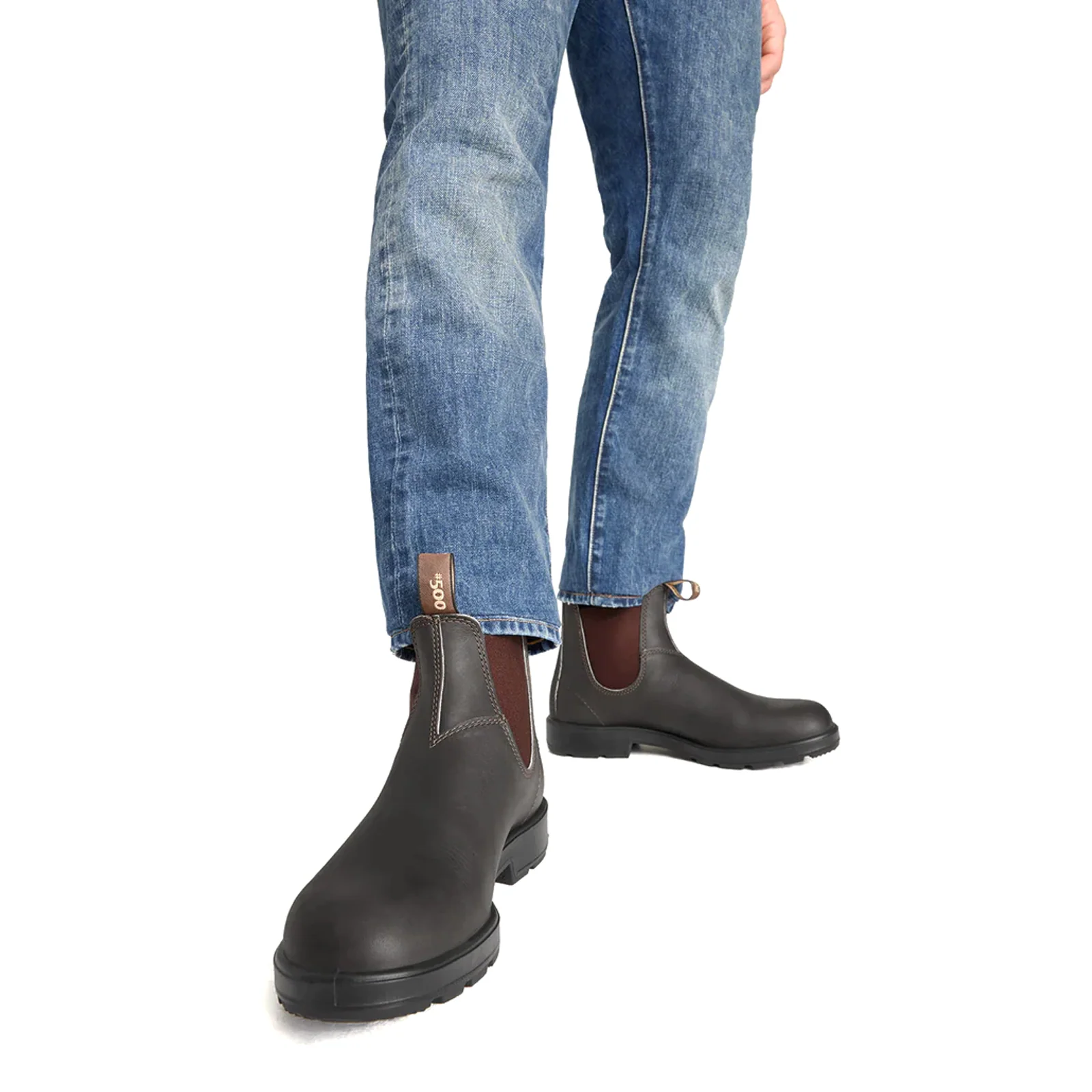 Blundstone Original 500 Chelsea Boot (Unisex) - Stout Brown - Image 7
