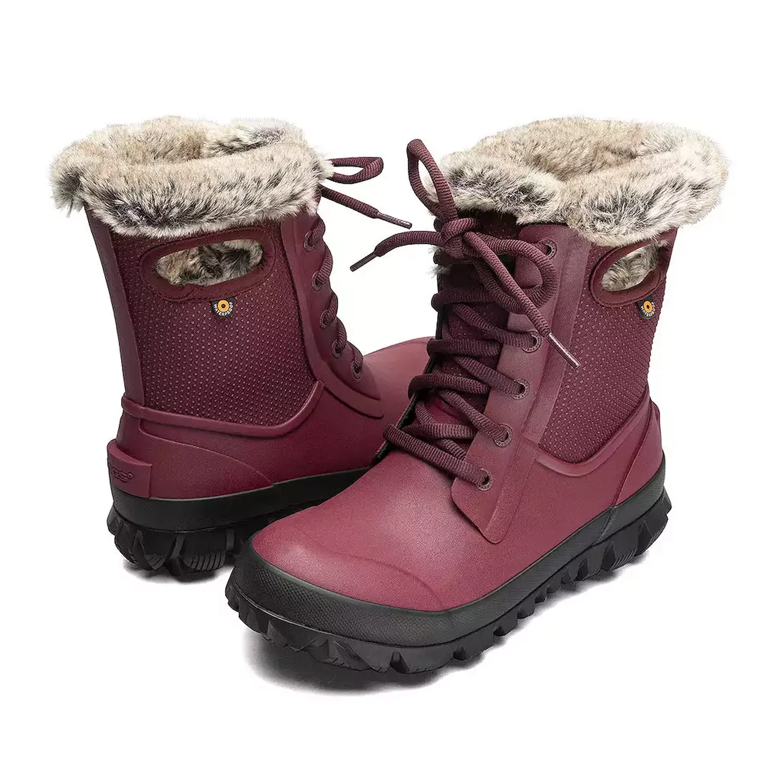 Bogs Arcata Dots Mid Winter Boot (Women) - Oxblood - Image 5