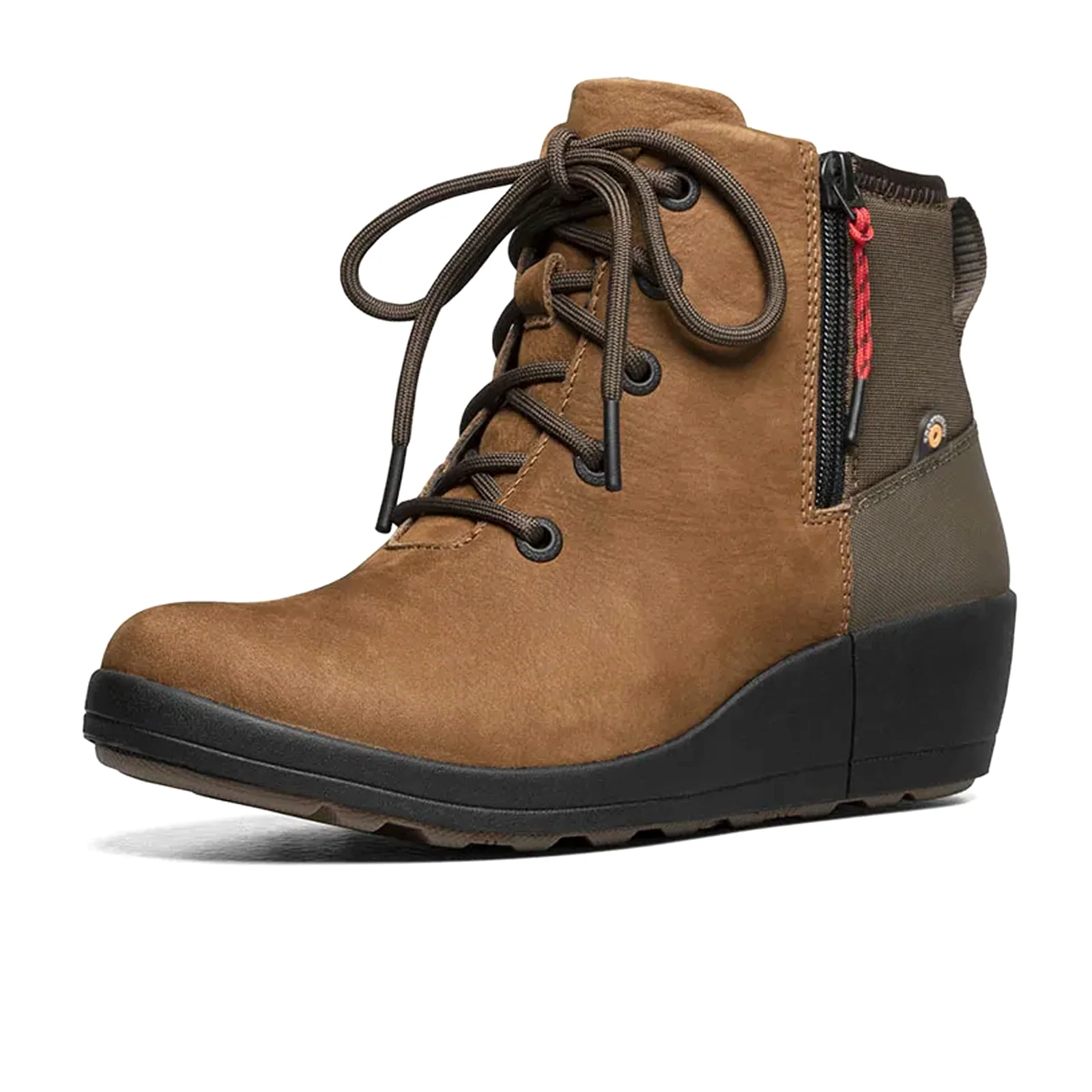 Bogs Vista Rugged Lace Waterproof Ankle Boot (Women) - Cognac Multi - Image 2
