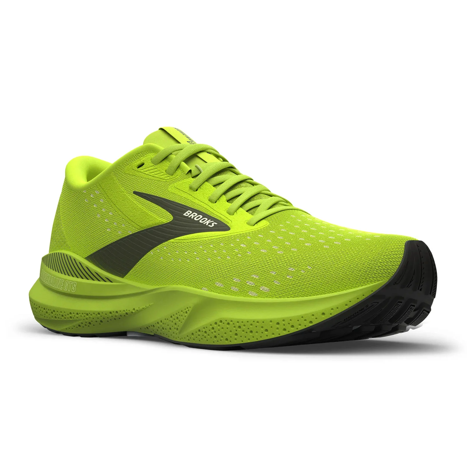 Brooks Adrenaline GTS 24 Running Shoe (Men) - Acid Lime/Sunny Lime/Navy - Image 2
