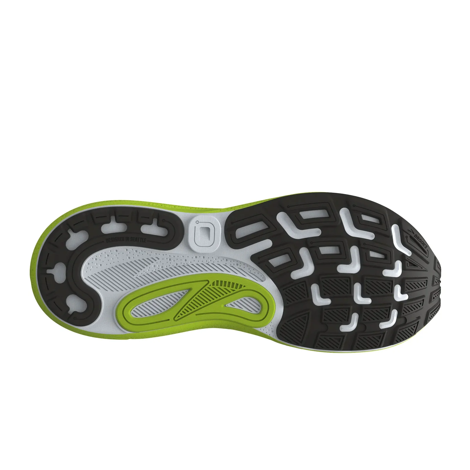 Brooks Adrenaline GTS 24 Running Shoe (Men) - Acid Lime/Sunny Lime/Navy - Image 3