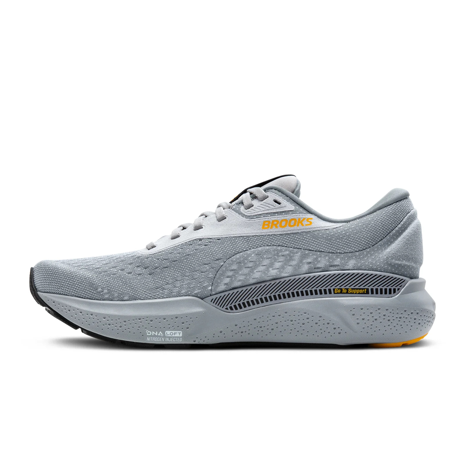 Brooks Adrenaline GTS 24 Running Shoe (Men) - Alloy/White/Gold Fusion - Image 2