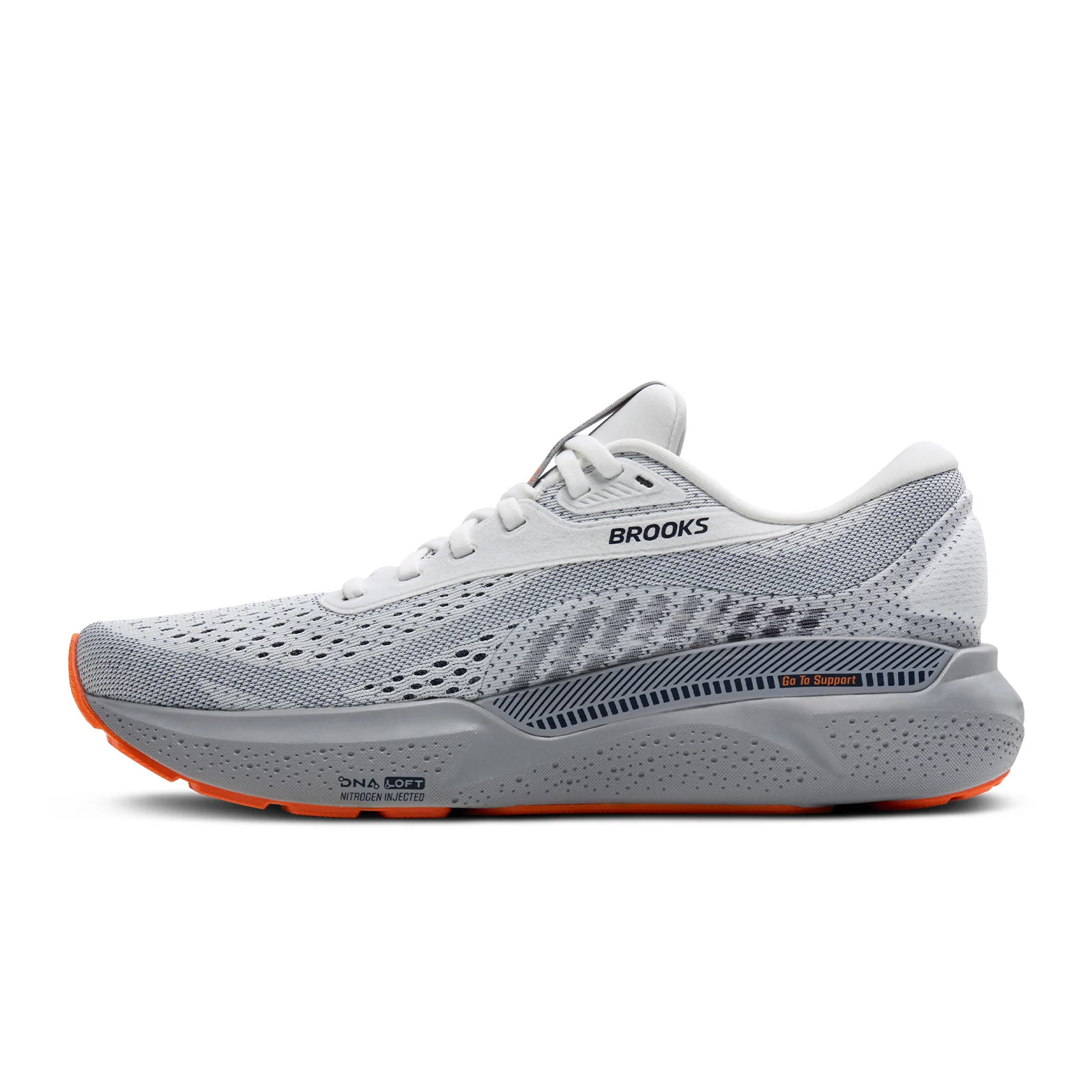 Brooks Adrenaline GTS 24 Running Shoe (Men) - White/Peacoat/Alloy - Image 2