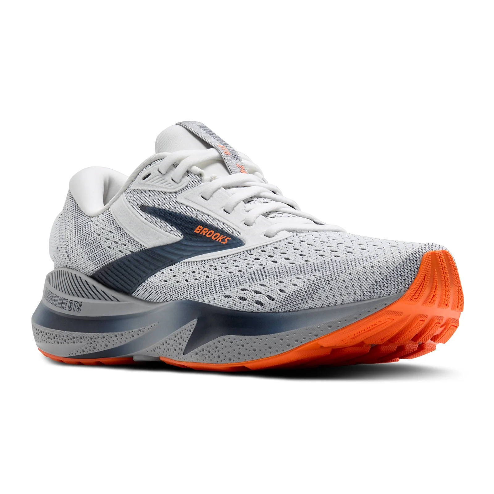 Brooks Adrenaline GTS 24 Running Shoe (Men) - White/Peacoat/Alloy - Image 3