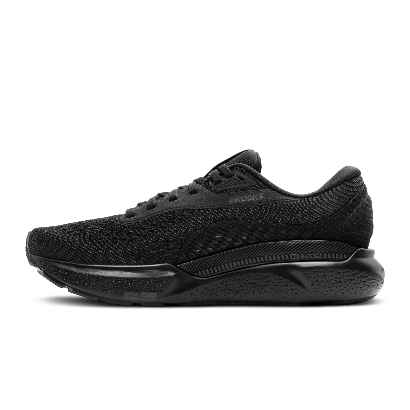 Brooks Adrenaline GTS 24 Running Shoe (Women) - Black/Black/Ebony - Image 2