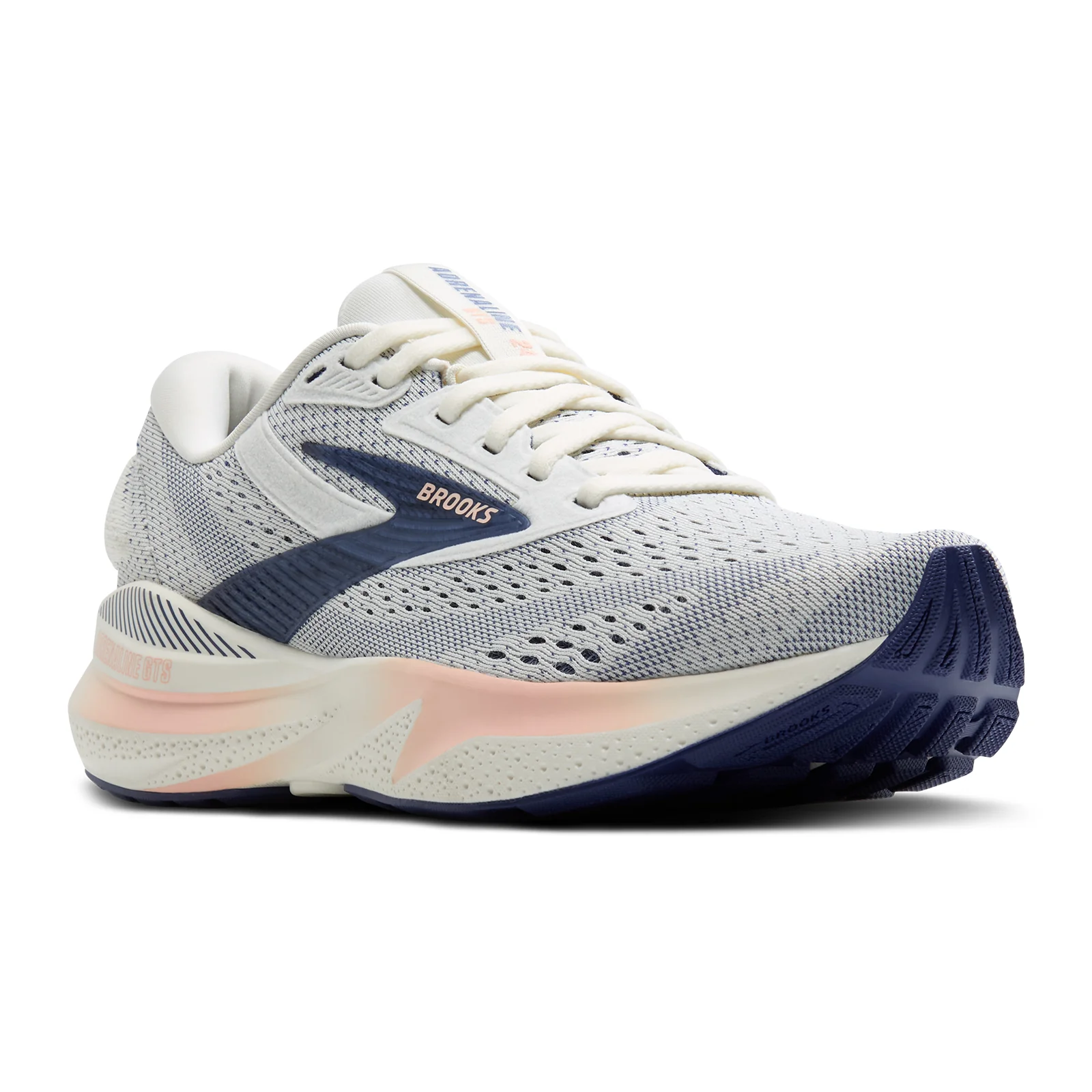 Brooks Adrenaline GTS 24 Running Shoe (Women) - Grey/Blue Ribbon/Peach - Image 3