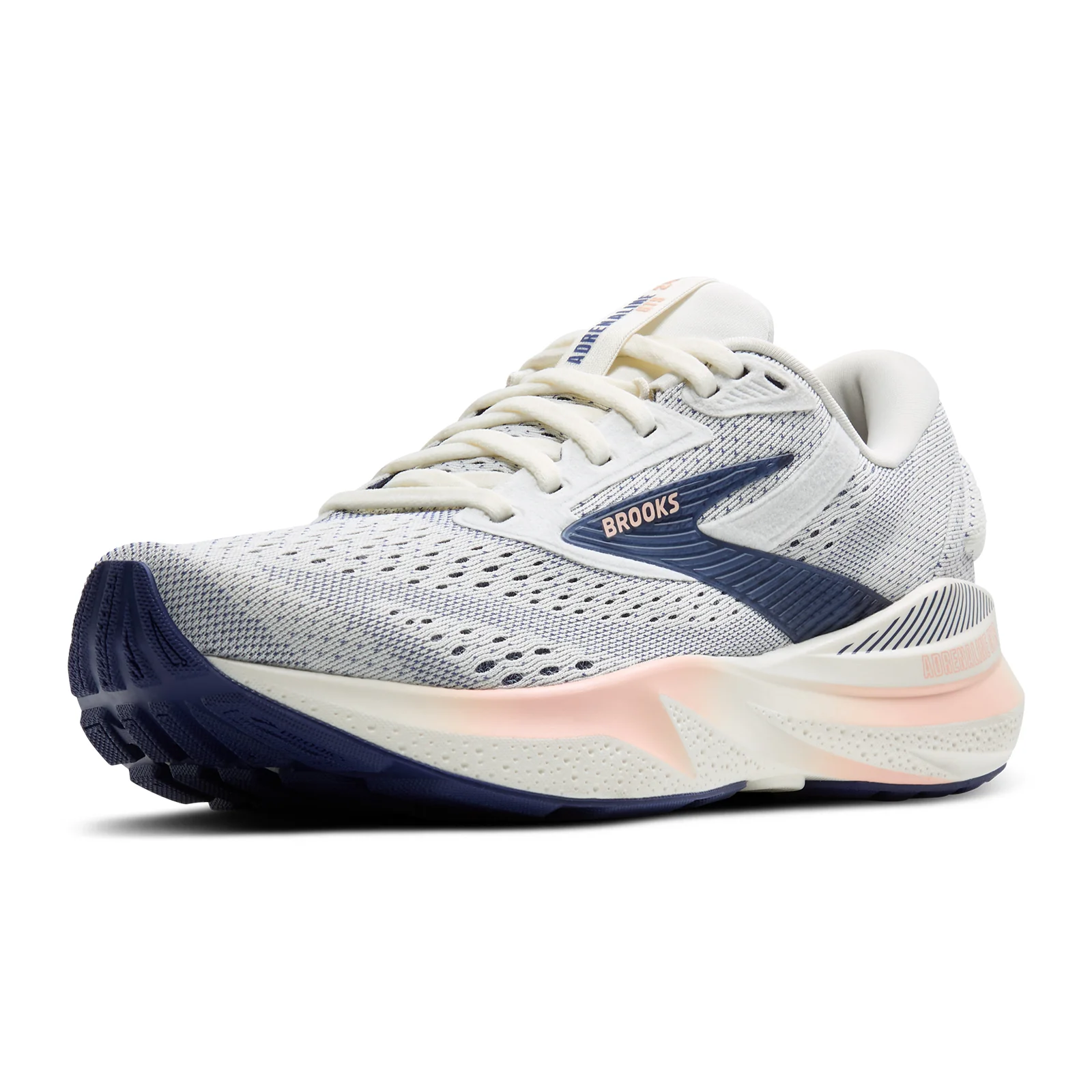 Brooks Adrenaline GTS 24 Running Shoe (Women) - Grey/Blue Ribbon/Peach - Image 4