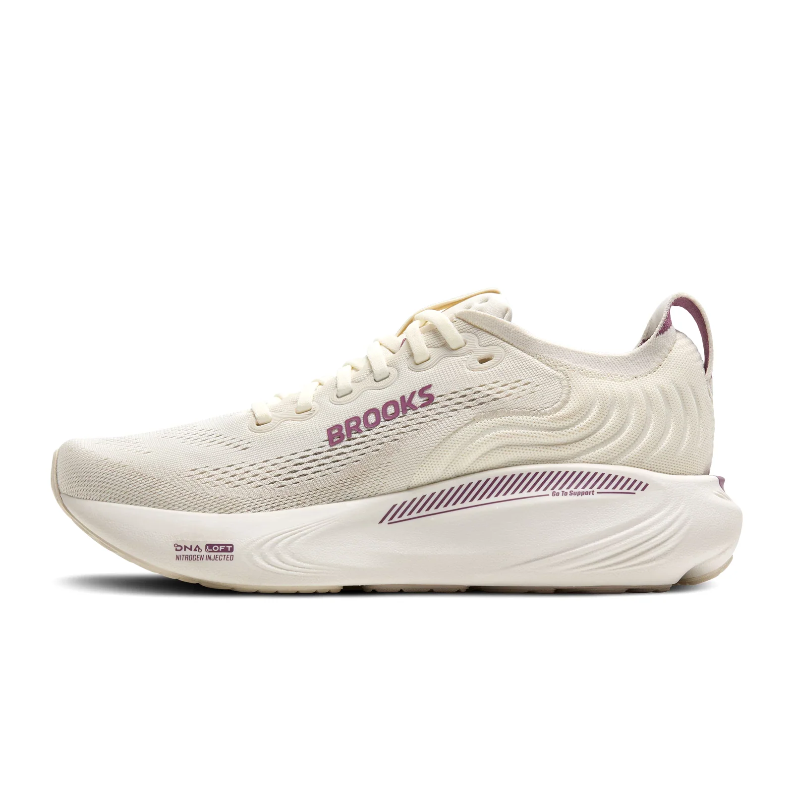 Brooks Adrenaline GTS 25 Running Shoe (Women) - Coconut/Argyle - Image 2