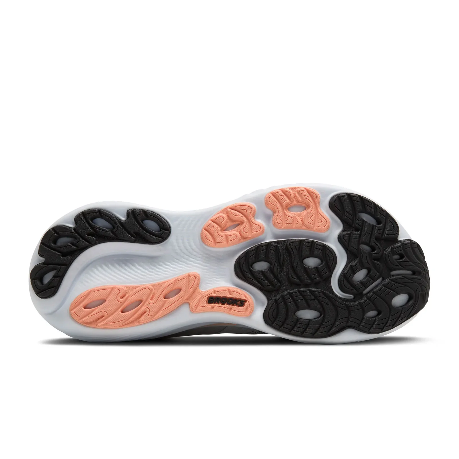 Brooks Adrenaline GTS 25 Running Shoe (Women) - Grey/Blackened Pearl/Coral - Image 6