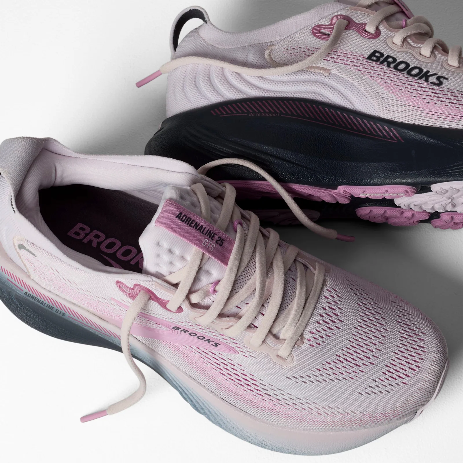 Brooks Adrenaline GTS 25 Running Shoe (Women) - Mauve/Ebony/Pink - Image 7
