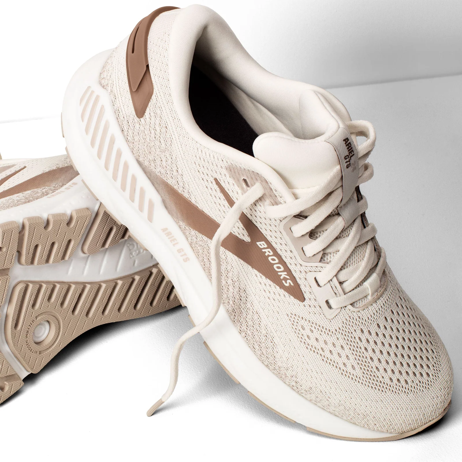 Brooks Ariel GTS 24 Running Shoe (Women) - Coconut/Chateau/Portabella - Image 7