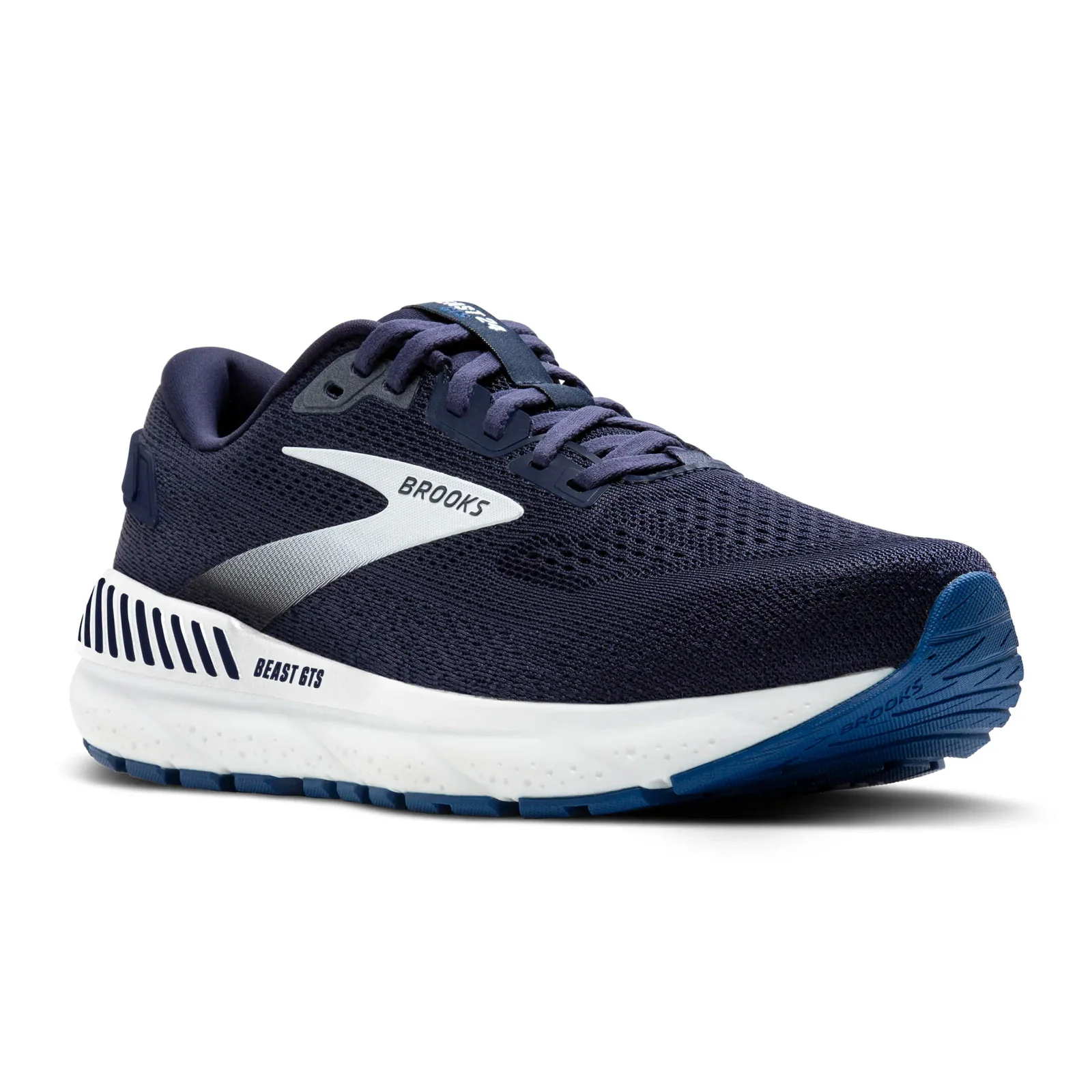 Brooks Beast GTS 24 Running Shoe (Men) - Peacoat/True Navy/White - Image 3