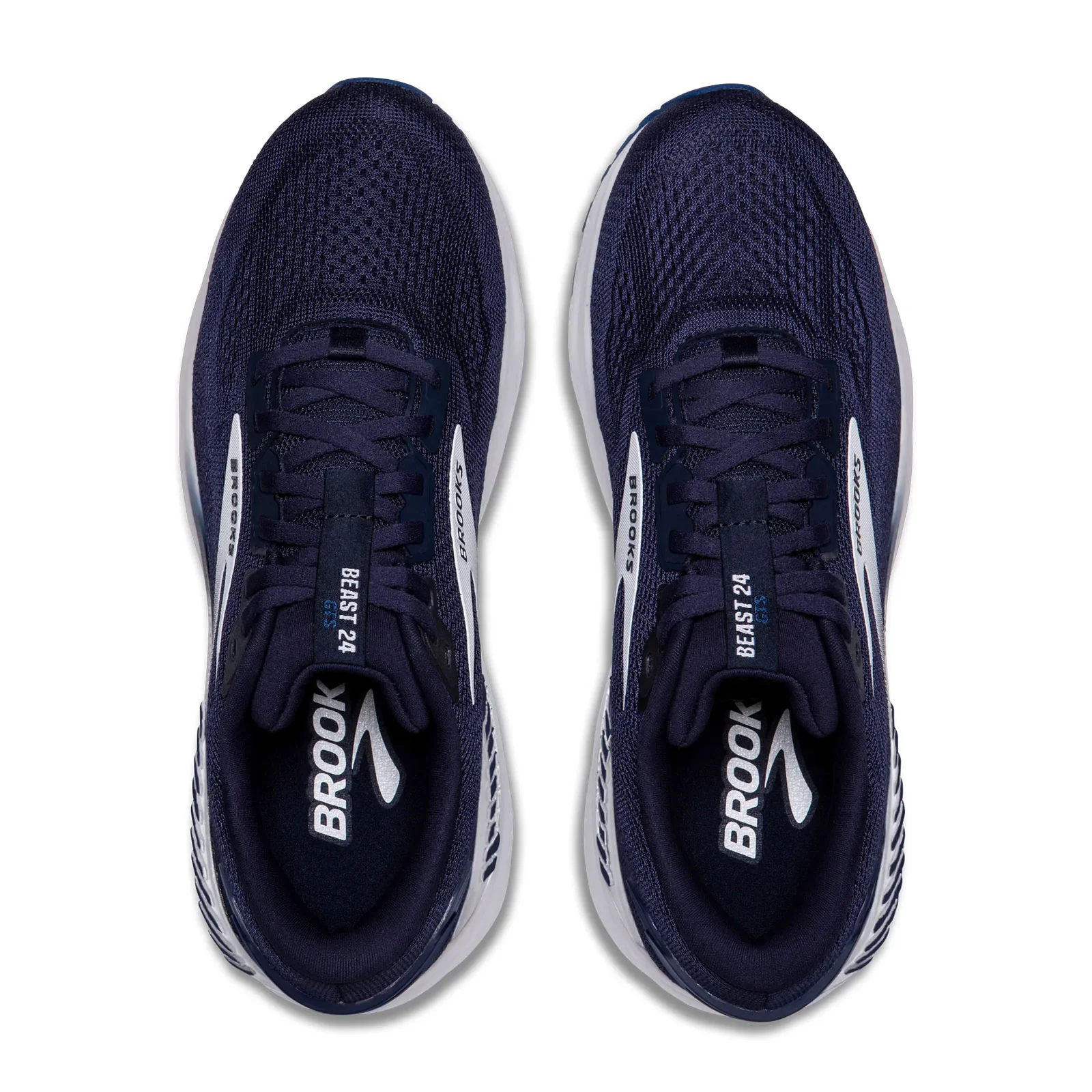 Brooks Beast GTS 24 Running Shoe (Men) - Peacoat/True Navy/White - Image 5