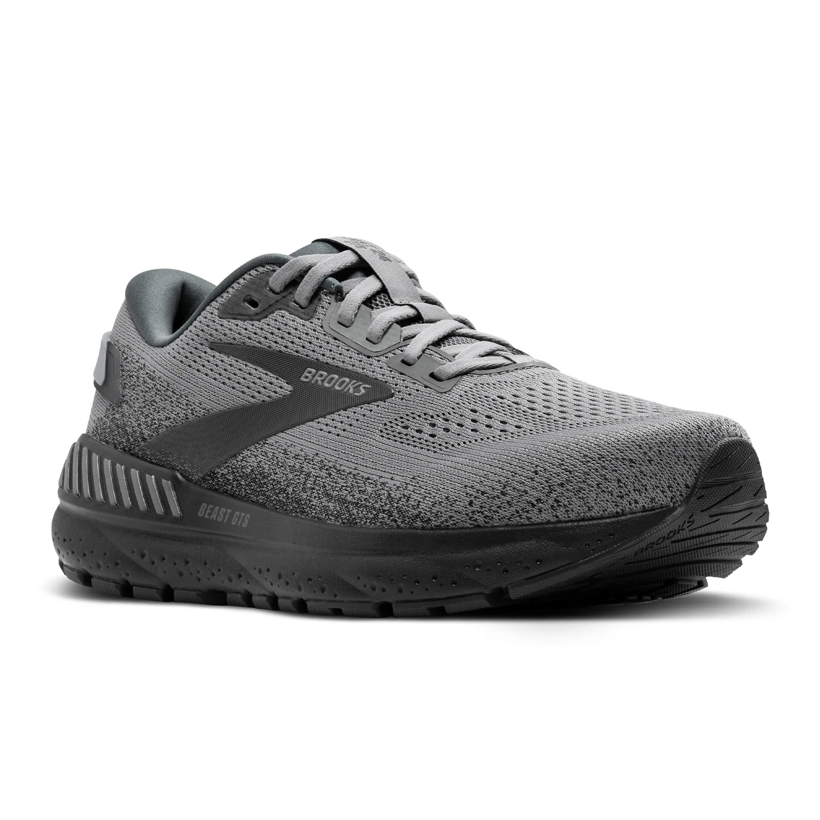 Brooks Beast GTS 24 Running Shoe (Men) - Primer Grey/Ebony - Image 3