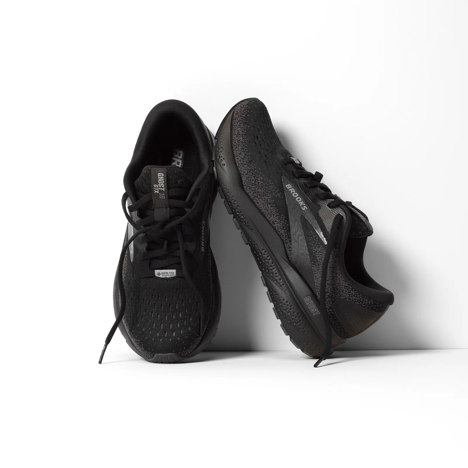Brooks Ghost 16 GTX Running Shoe (Men) - Black/Black/Ebony - Image 6
