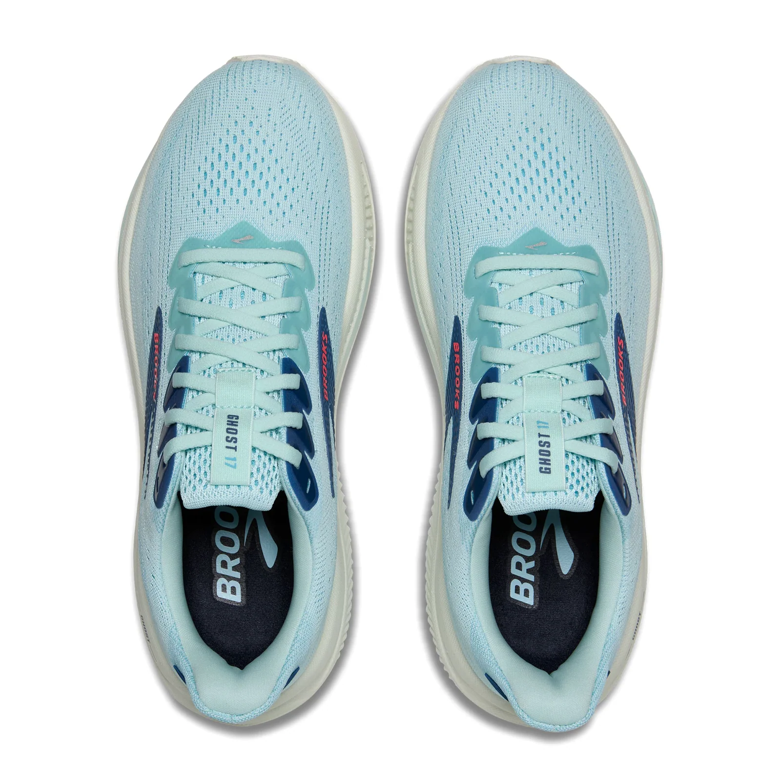 Brooks Ghost 17 Running Shoe (Women) - Clearwater/Navy Peony - Image 5