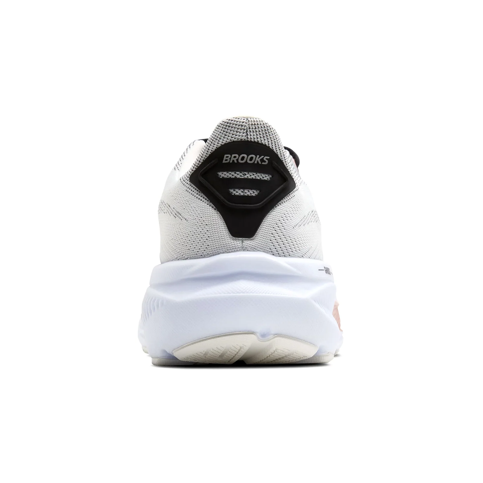 Brooks Ghost 17 Running Shoe (Women) - White/Black/Rose Gold - Image 5