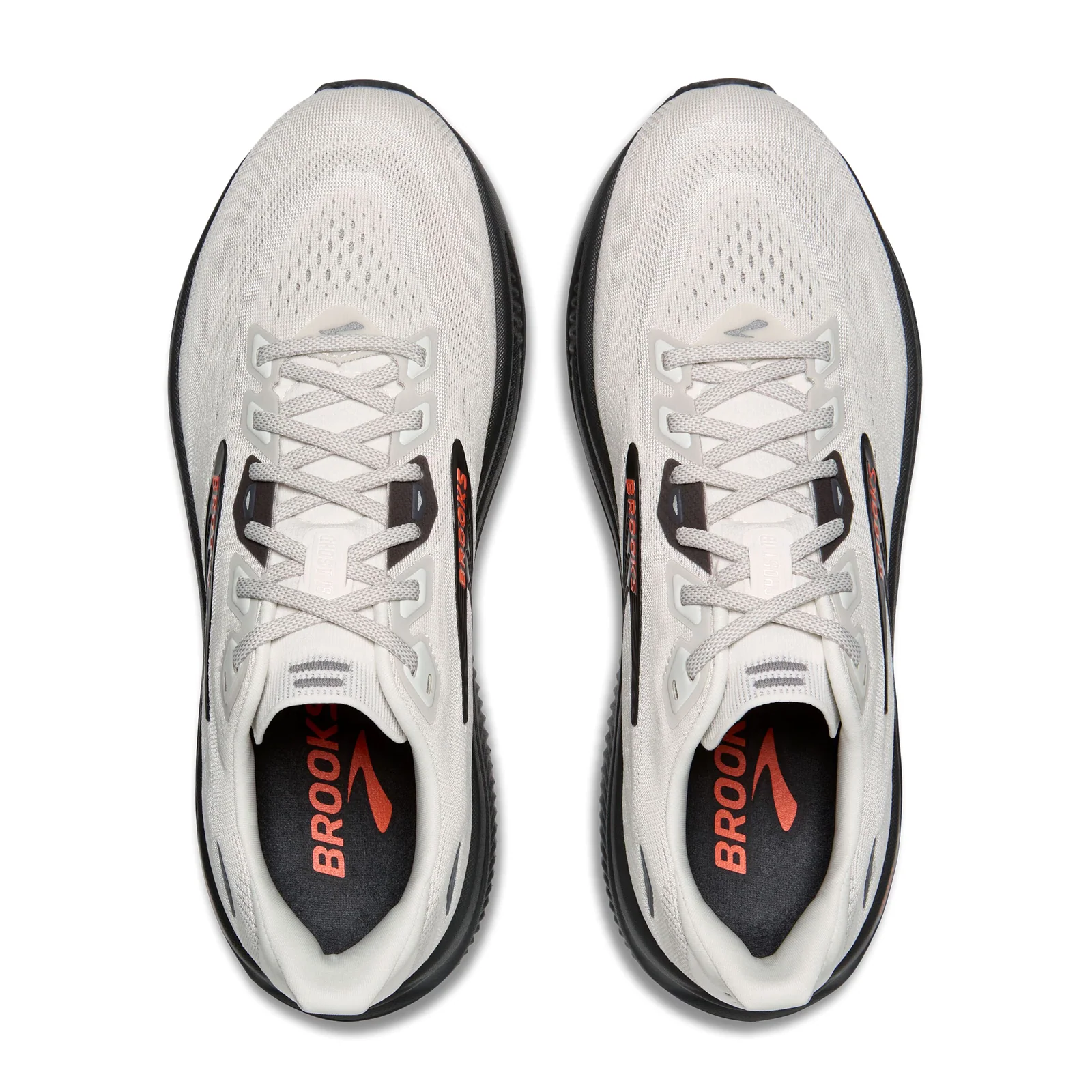 Brooks Ghost 18 Running Shoe (Men) - Coconut/Pearl/Tigerlily - Image 5