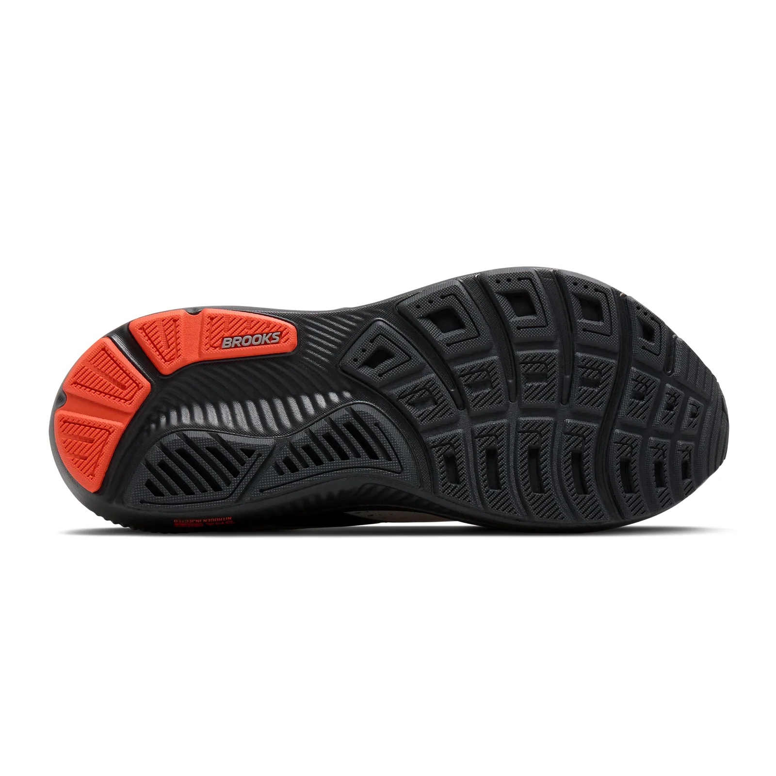Brooks Ghost 18 Running Shoe (Men) - Coconut/Pearl/Tigerlily - Image 6