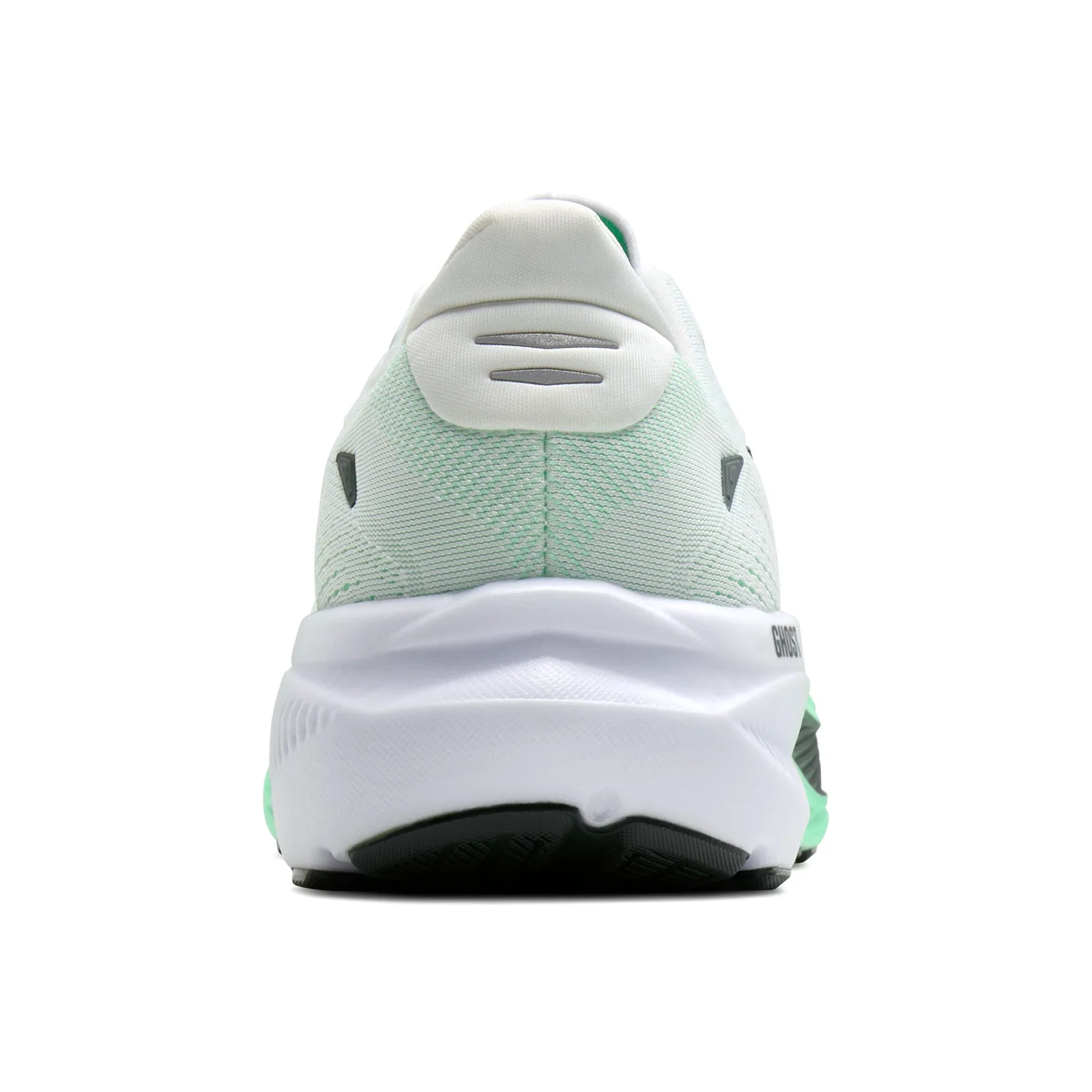 Brooks Ghost 18 Running Shoe (Men) - White/Spring Bud/Spruce - Image 4