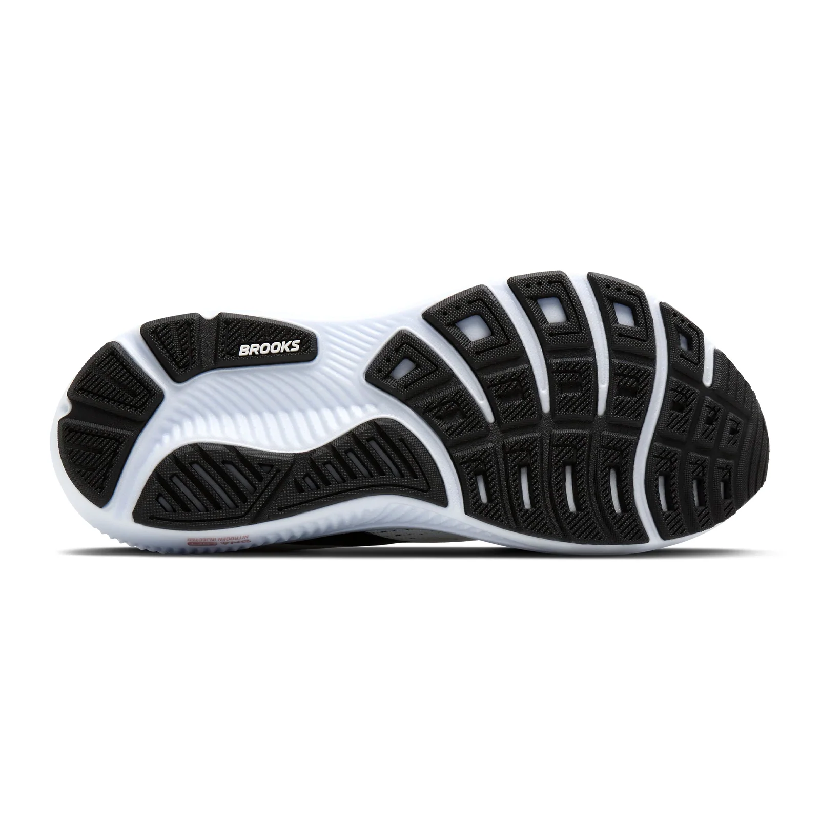 Brooks Ghost 18 Running Shoe (Women) - White/Black/Rose Gold - Image 6