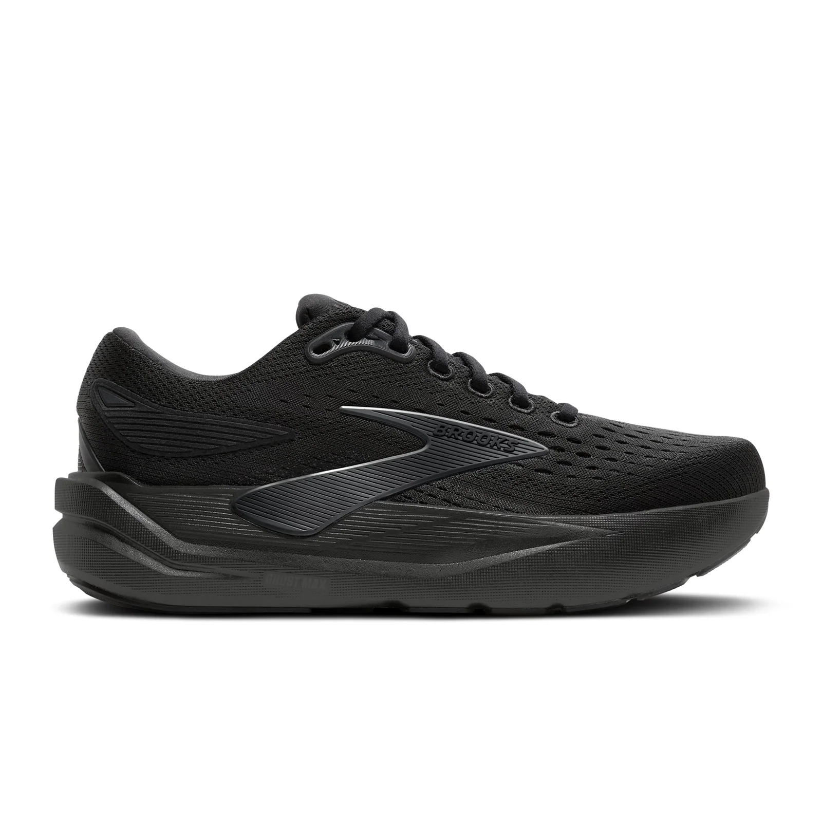 Brooks Ghost Max 3 Running Shoe (Men) - Black/Black/Ebony