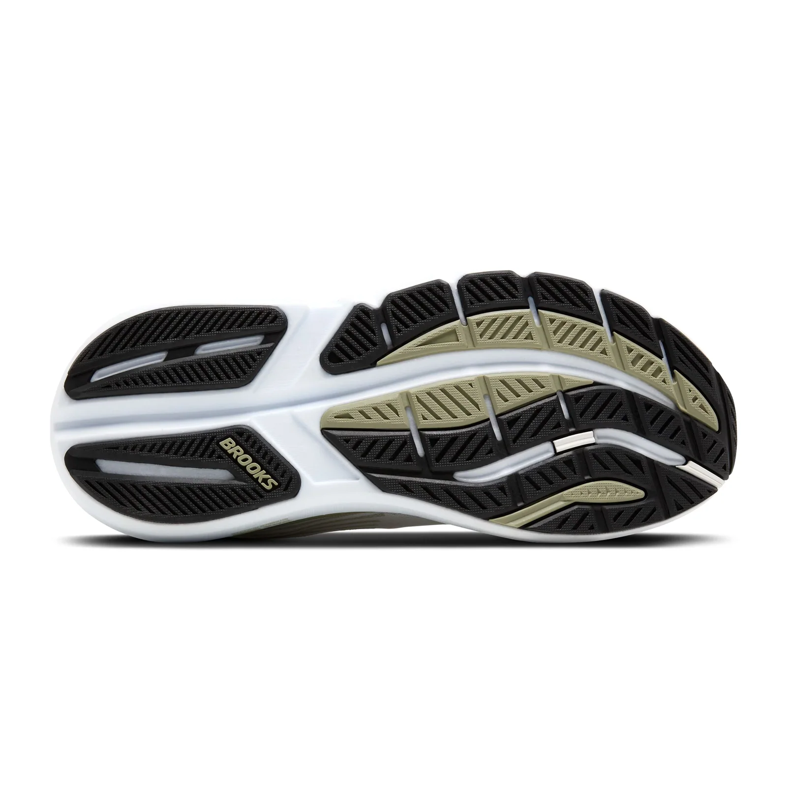 Brooks Ghost Max 3 Running Shoe (Men) - Bright White/Tea/Black - Image 6