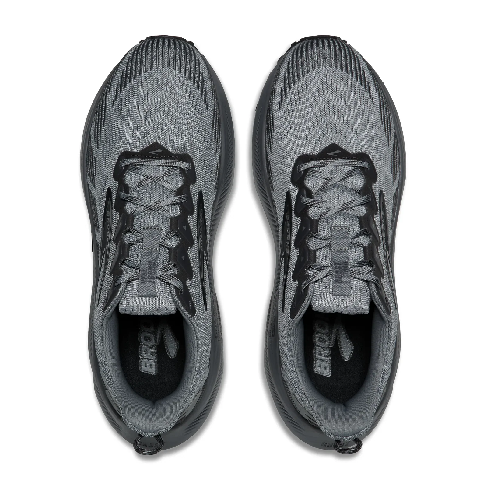 Brooks Ghost Trail Running Shoe (Men) - Gray/Gray/Blackened Pearl - Image 5