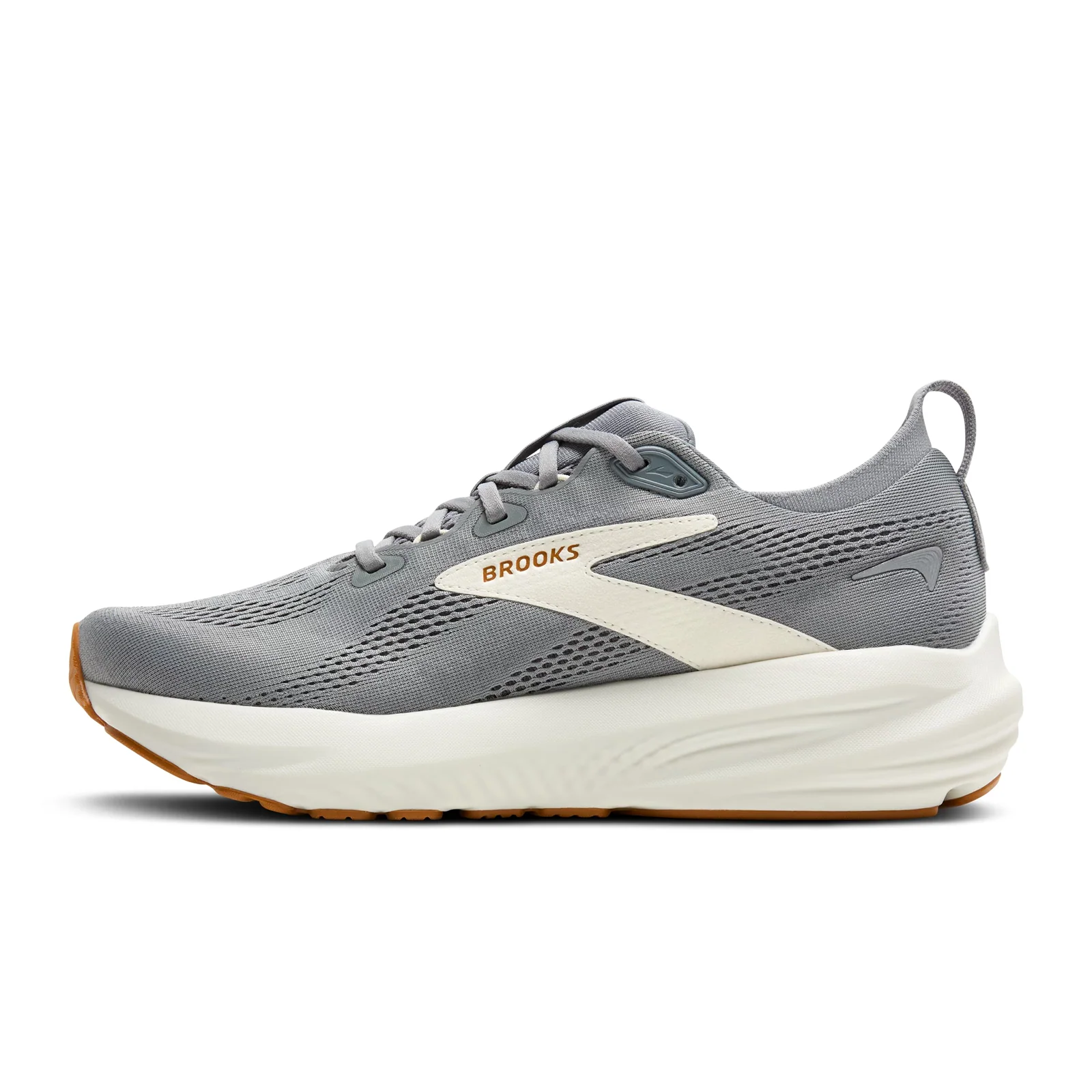 Brooks Glycerin 22 Running Shoe (Men) - Primer Gray/Gray/Honey Ginger - Image 2