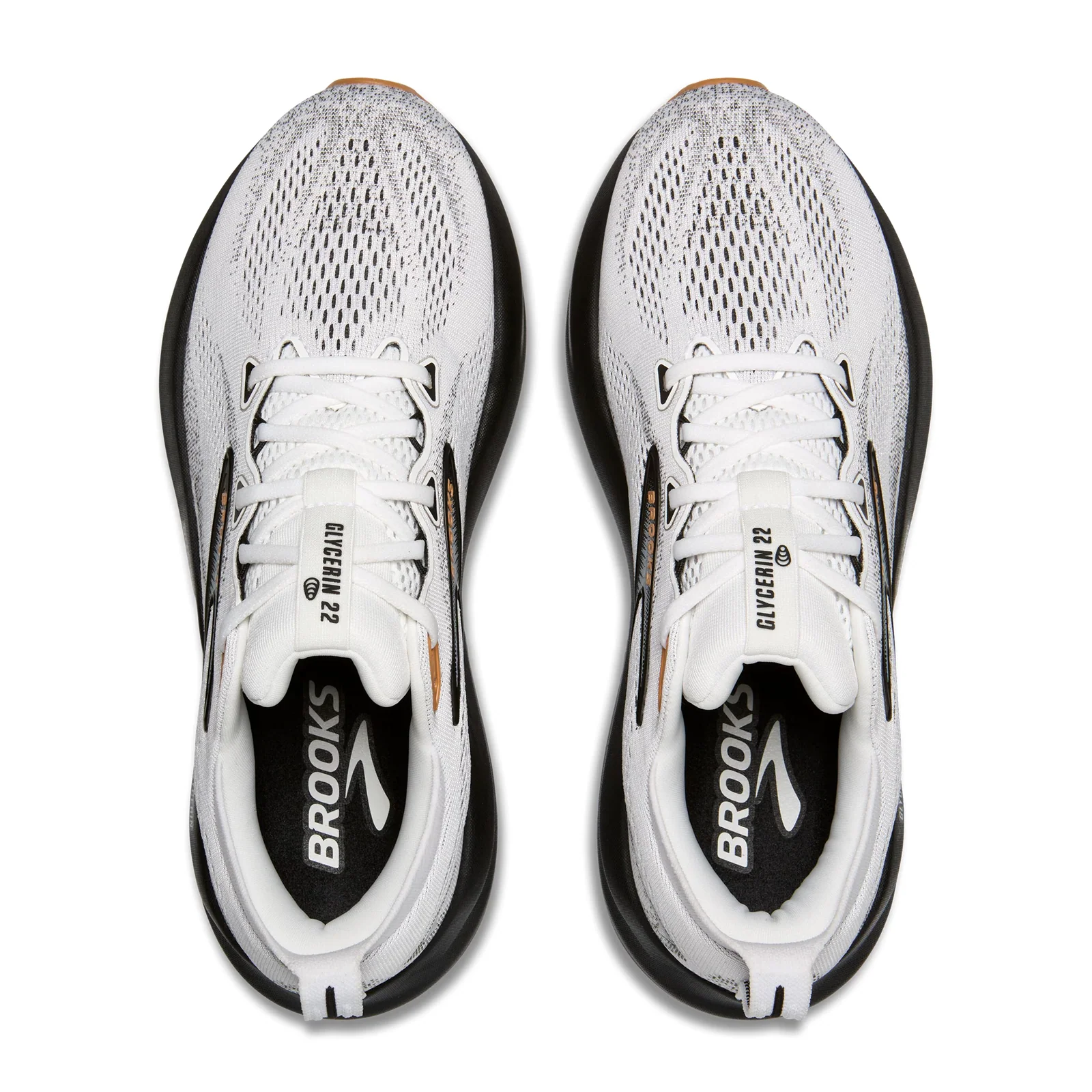 Brooks Glycerin 22 Running Shoe (Men) - White/Grey/Black - Image 6