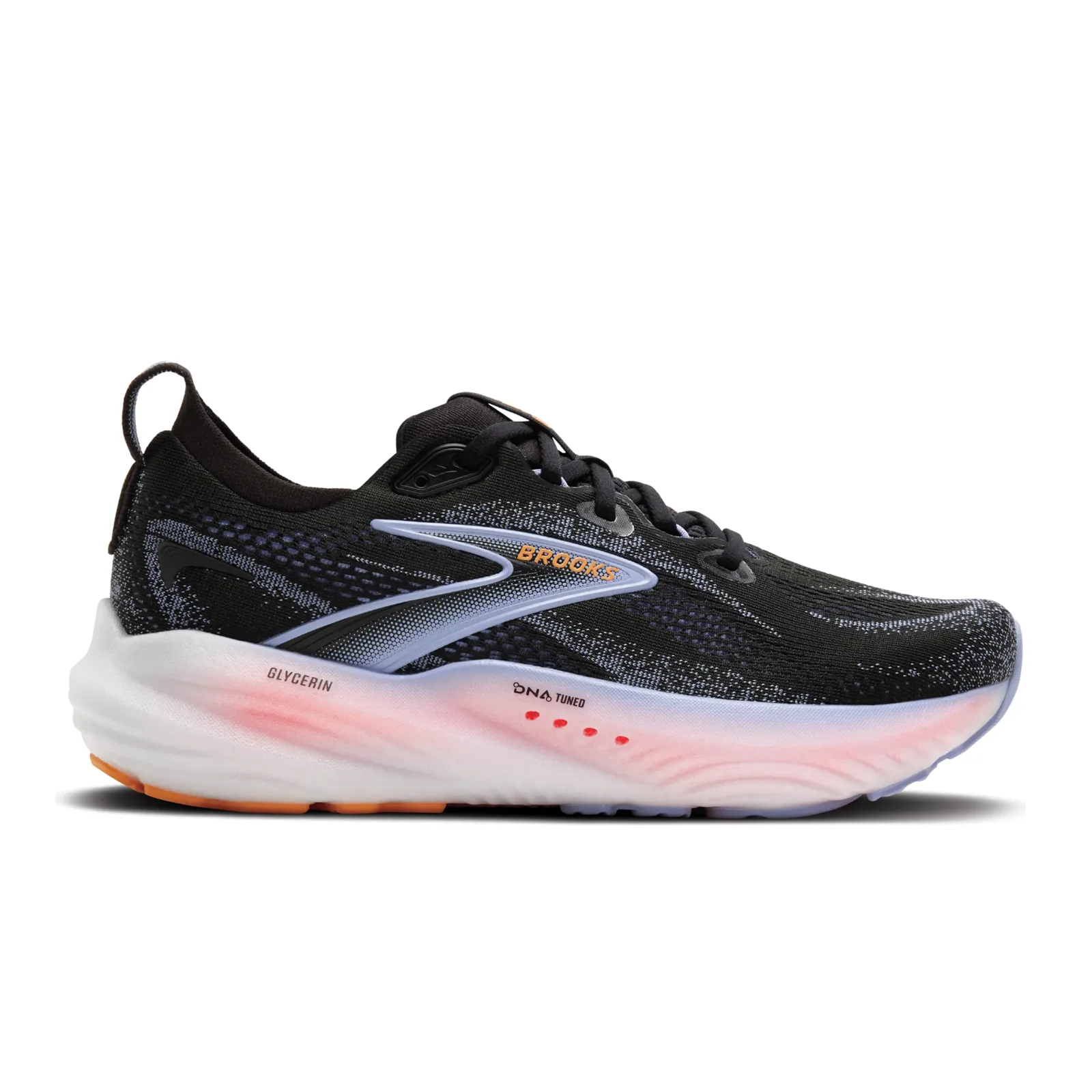 Brooks Glycerin 22 Running Shoe (Women) - Black/Blue Heron/Orange