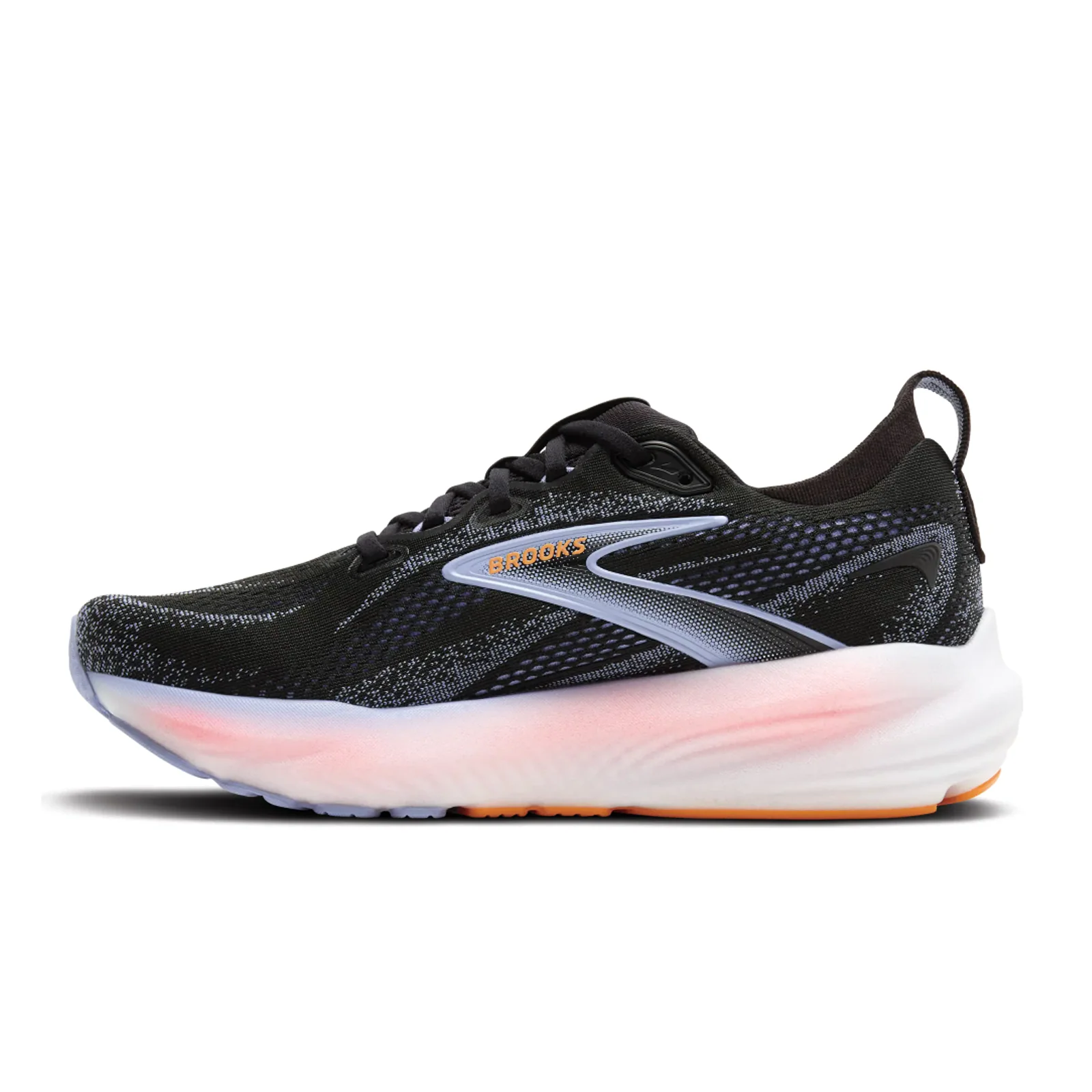 Brooks Glycerin 22 Running Shoe (Women) - Black/Blue Heron/Orange - Image 2