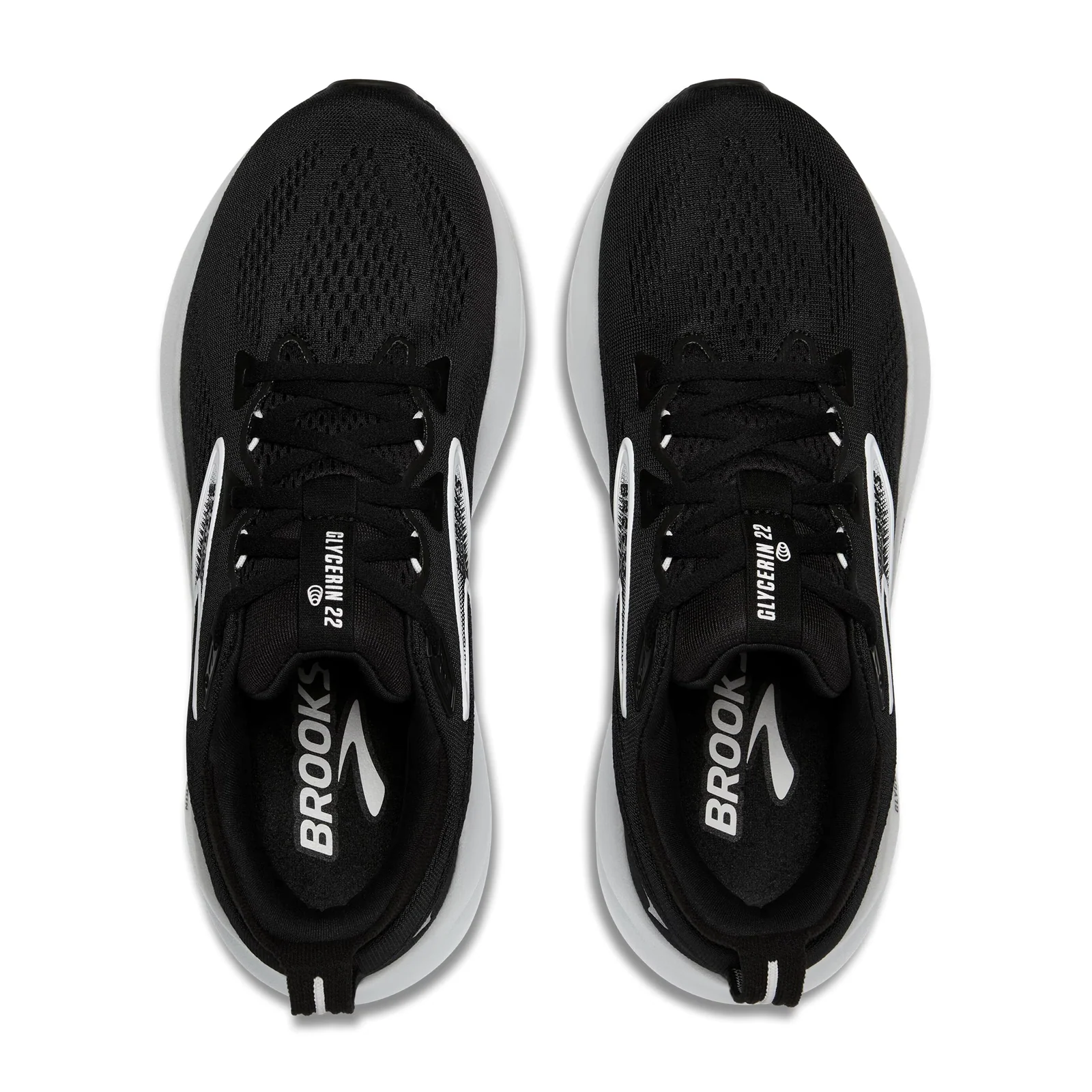 Brooks Glycerin 22 Running Shoe (Women) - Black/Grey/White - Image 5