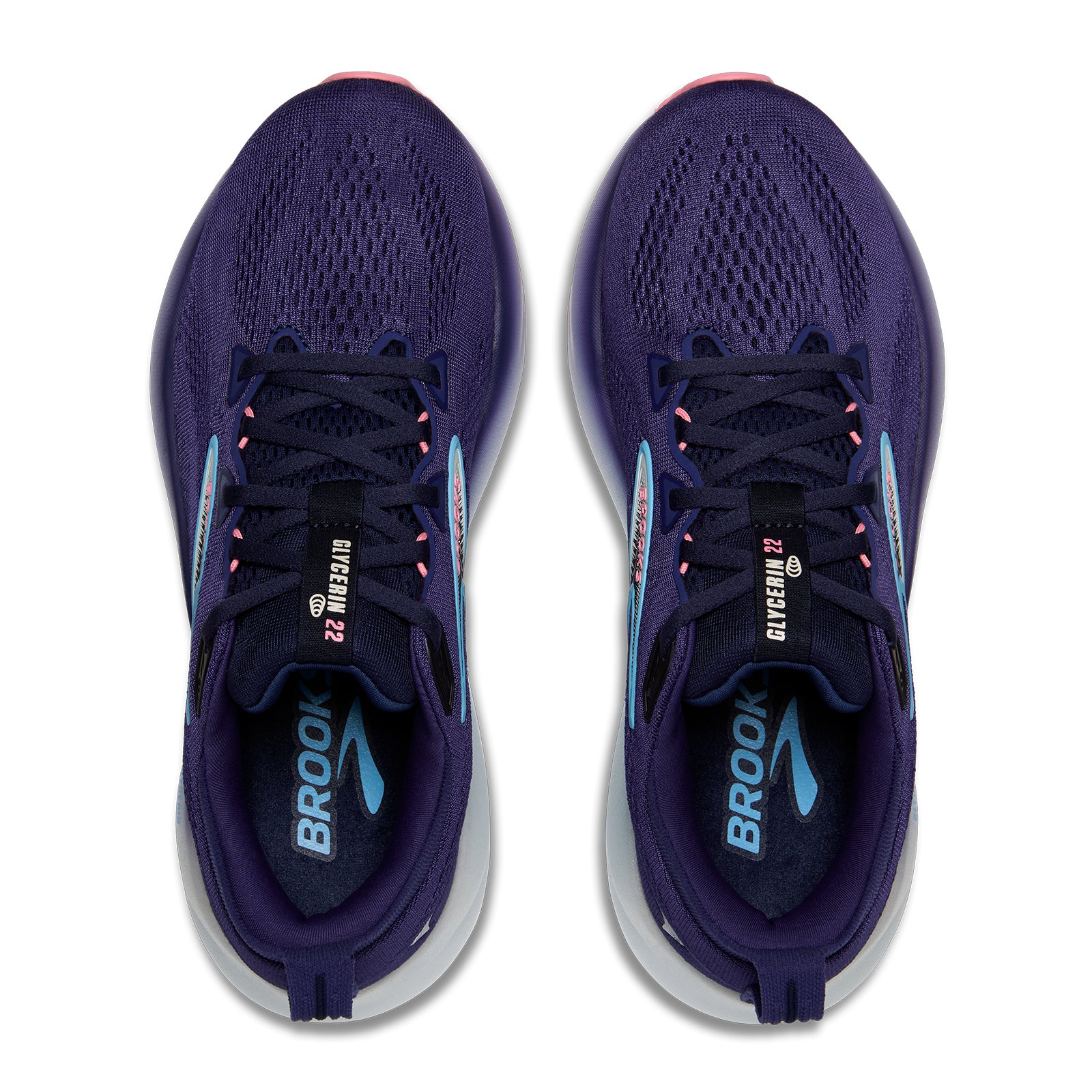 Brooks Glycerin 22 Running Shoe (Women) - Blue Ribbon/Peacoat/Dianthus - Image 5