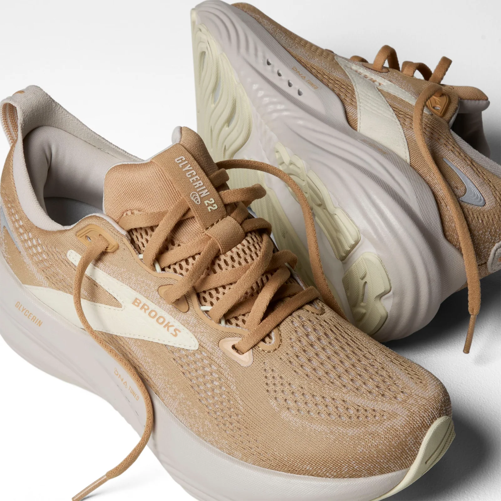 Brooks Glycerin 22 Running Shoe (Women) - Taffy/Moonbeam/Essence - Image 7