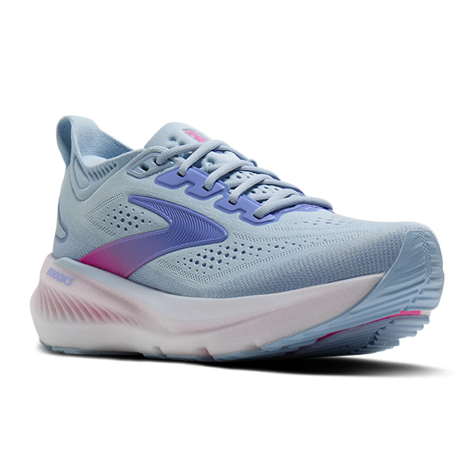 Brooks Glycerin 23 Running Shoe (Women) - Skyway/Blazing Bell/Pink - Image 3