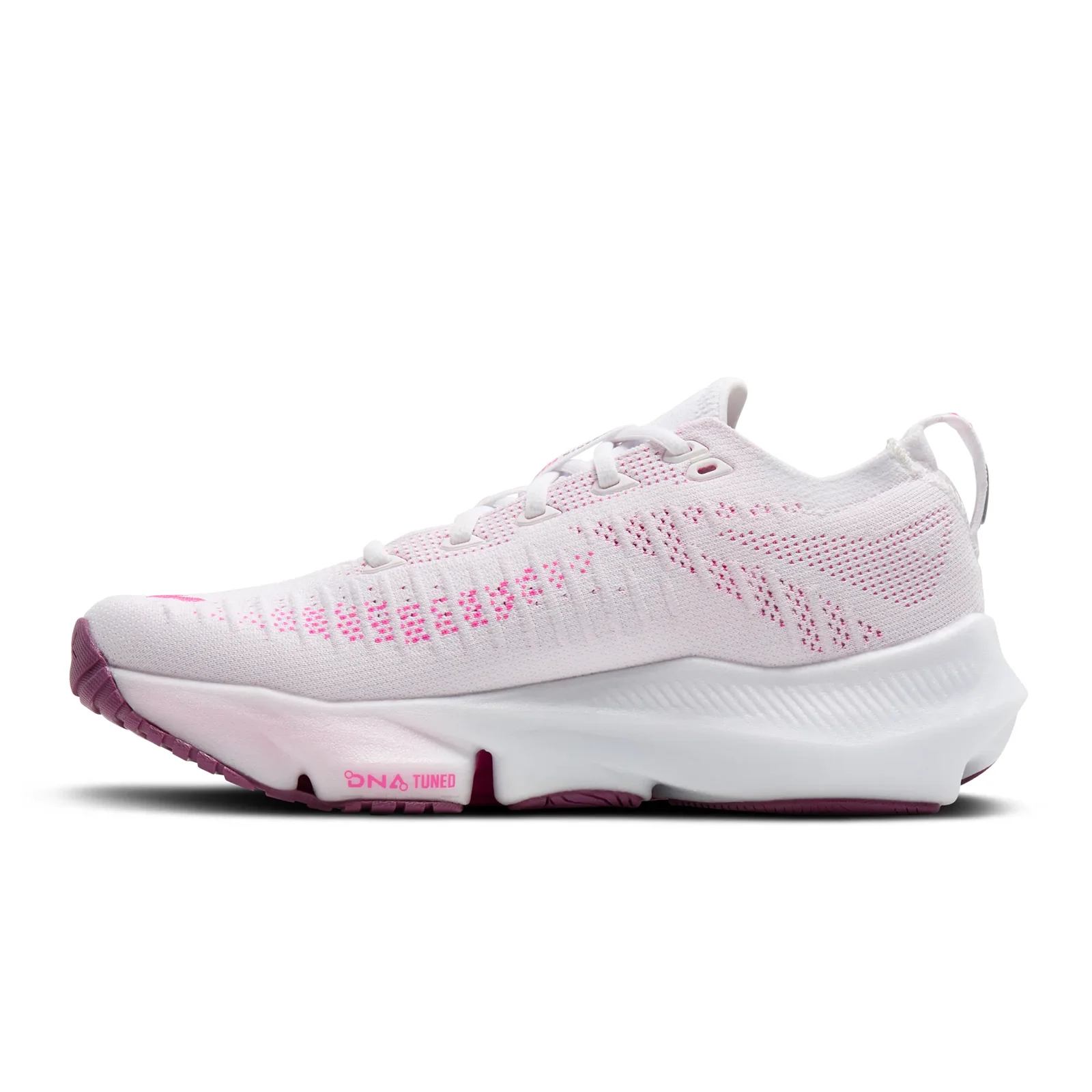 Brooks Glycerin Flex Running Shoe (Women) - White/Cyber Pink/Argyle - Image 2