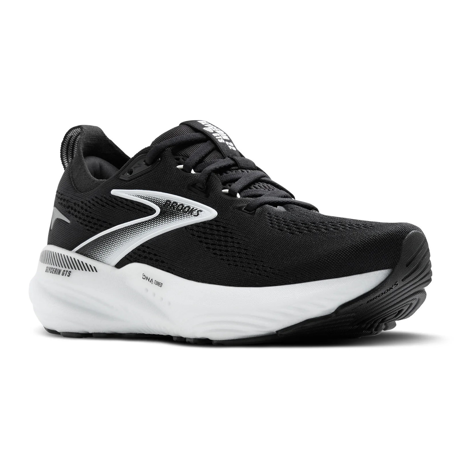 Brooks Glycerin GTS 22 Running Shoe (Women) - Black/Grey/White - Image 3