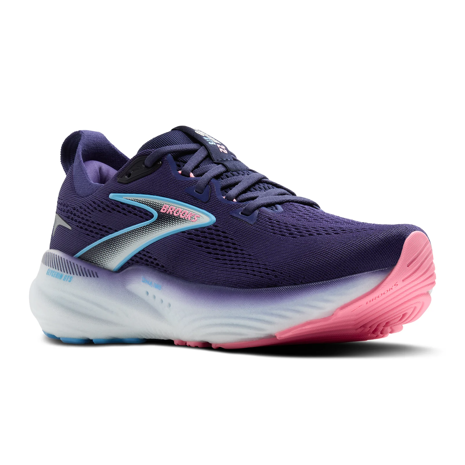 Brooks Glycerin GTS 22 Running Shoe (Women) - Blue Ribbon/Peacoat/Dianthus - Image 3