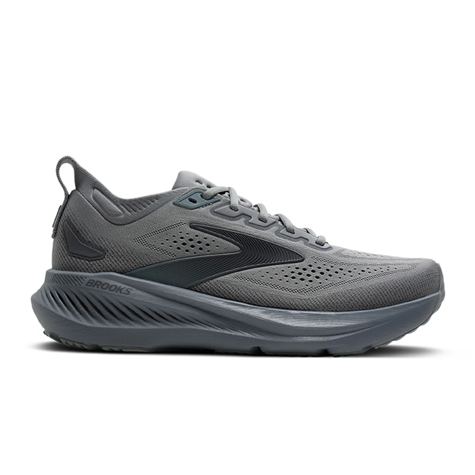 Brooks Glycerin GTS 23 Running Shoe (Men) - Grey/Blackened Pearl/Black